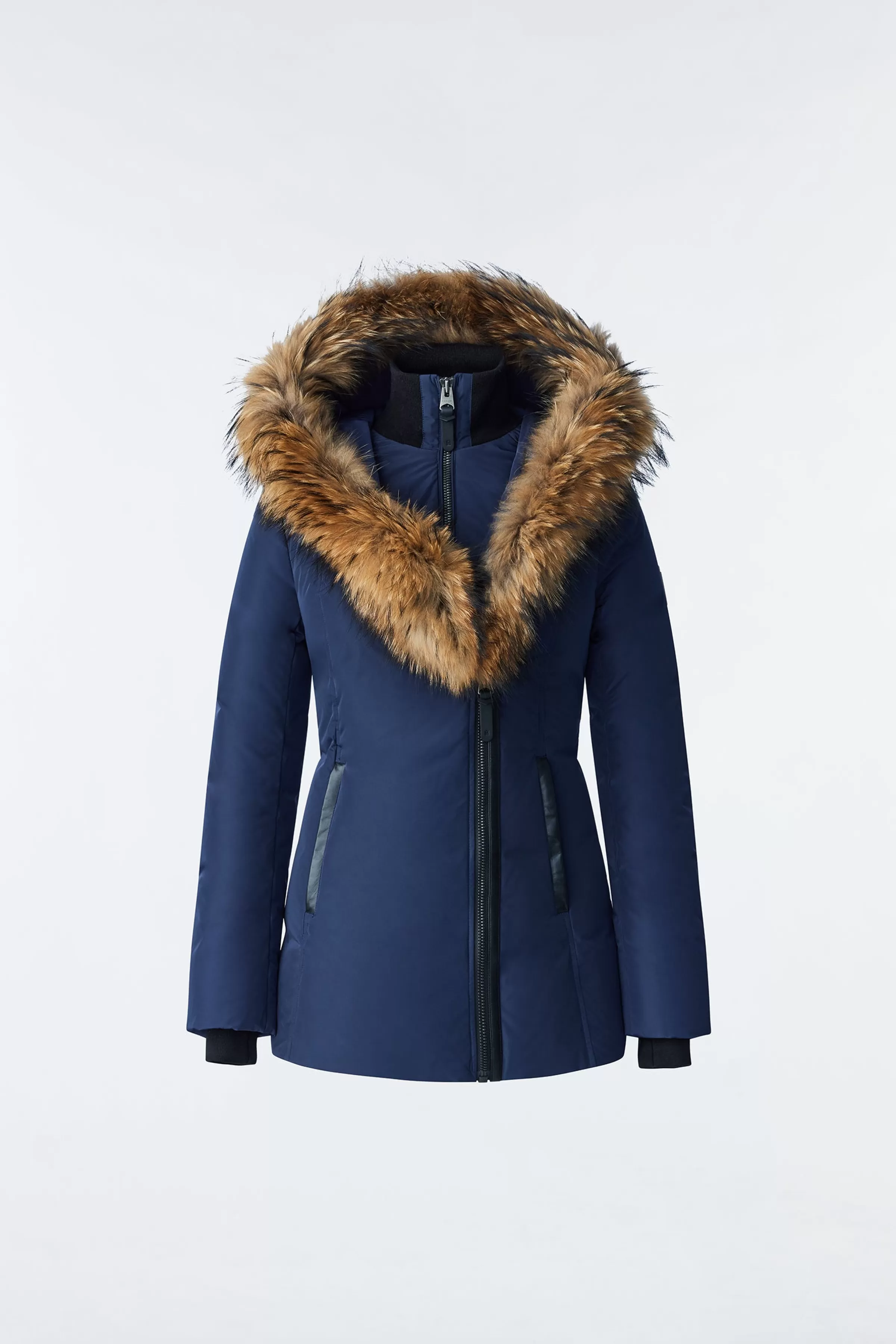 Adali, Down Coat With Natural Fur Signature Collar For Ladies | ® US | Mackage Best