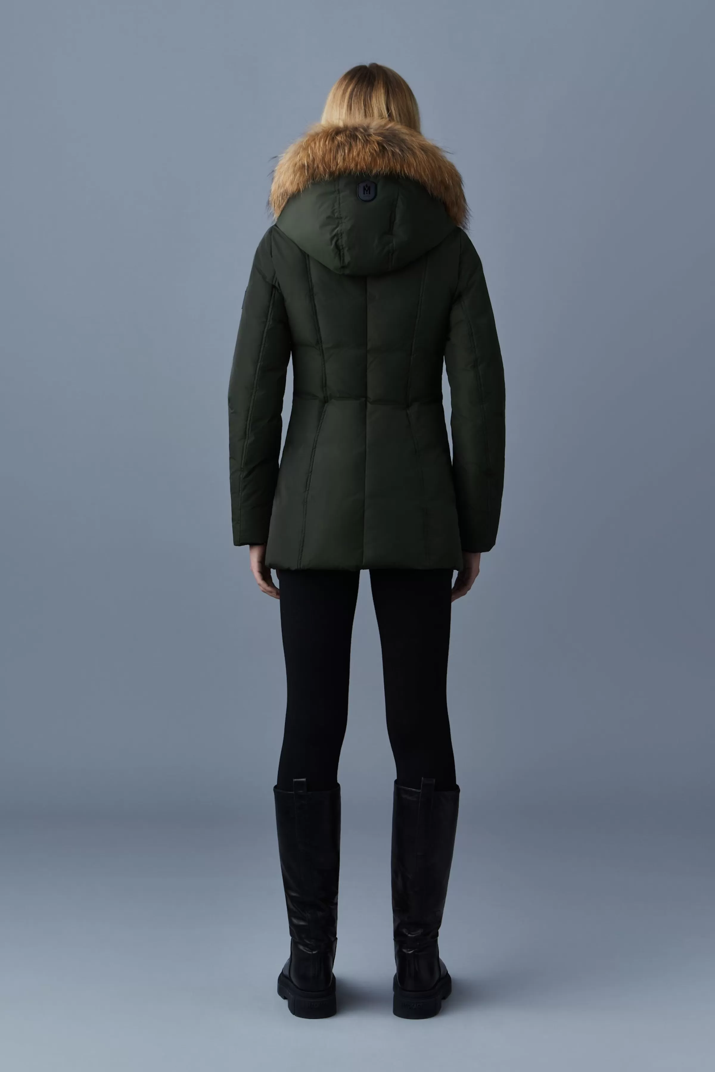 Adali, Down Coat With Natural Fur Signature Collar For Ladies | ® US | Mackage Best