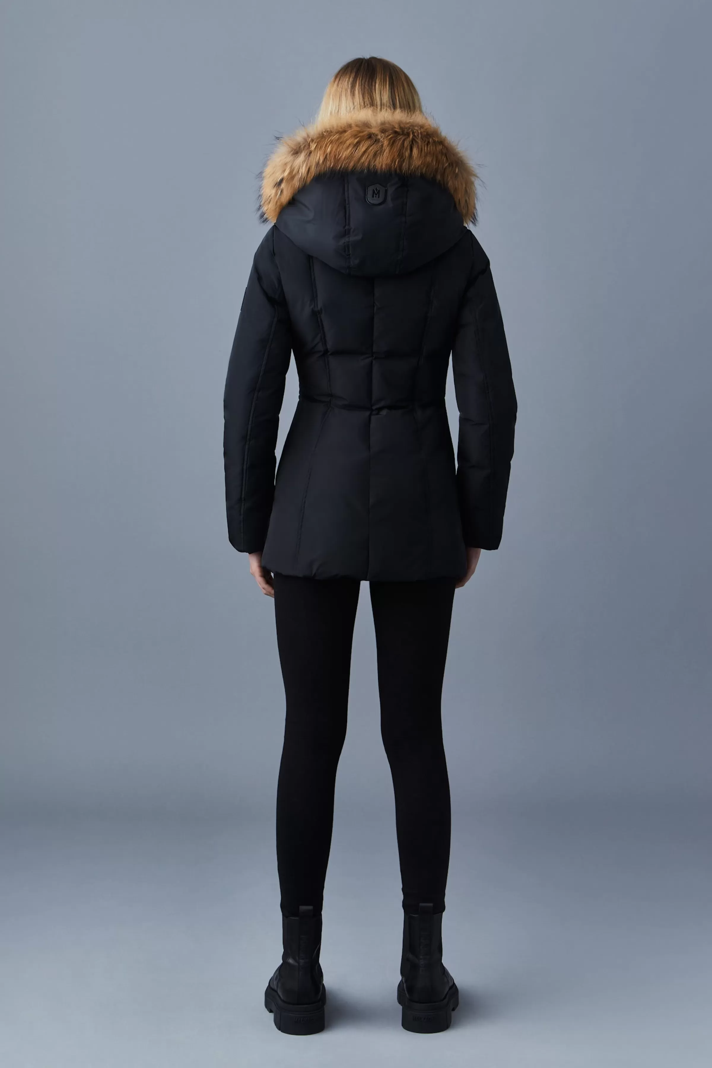 Adali, Down Coat With Natural Fur Signature Collar For Ladies | ® US | Mackage Best