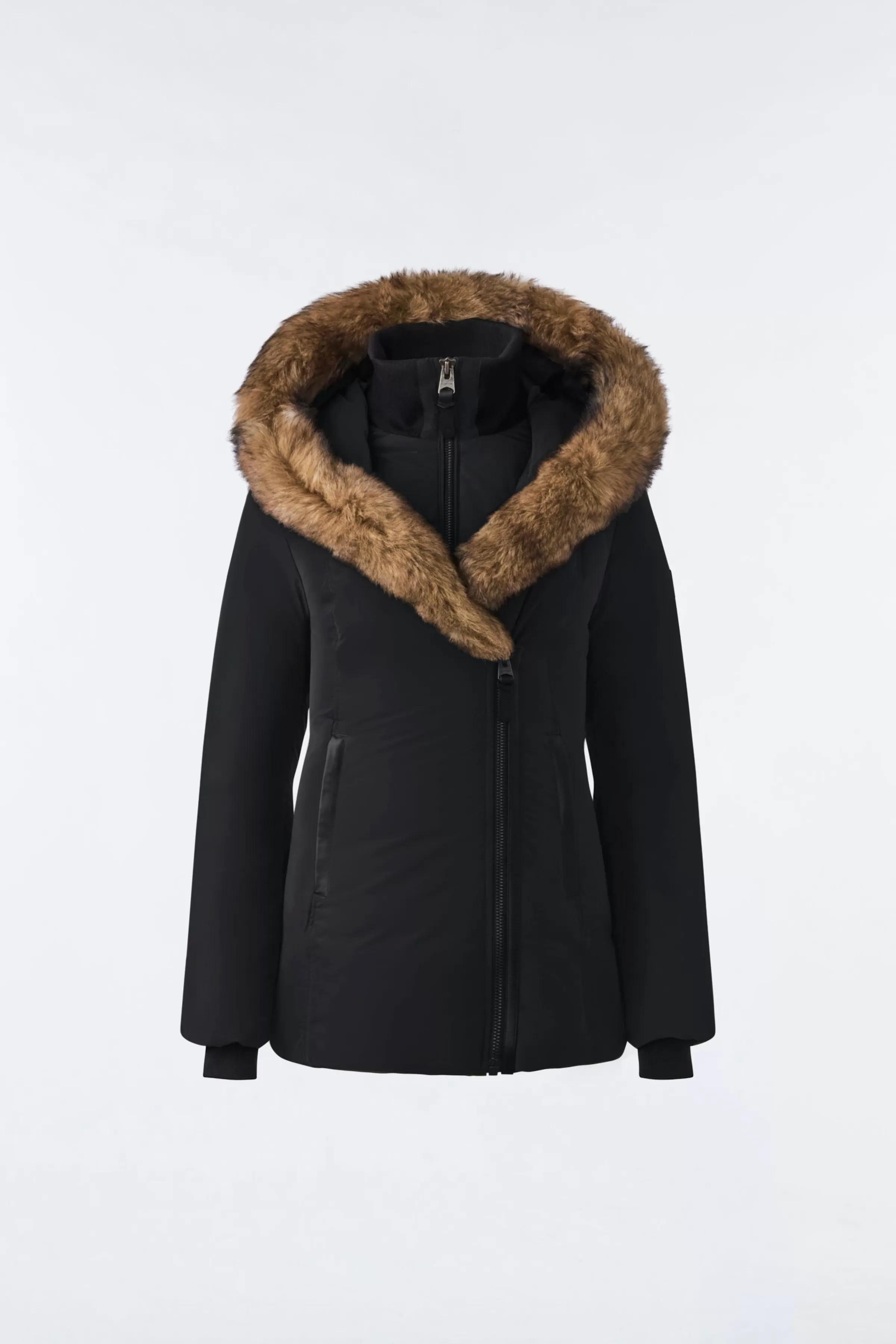 Adali, Down Coat With Sheepskin Signature Collar For Ladies | ® US | Mackage Discount