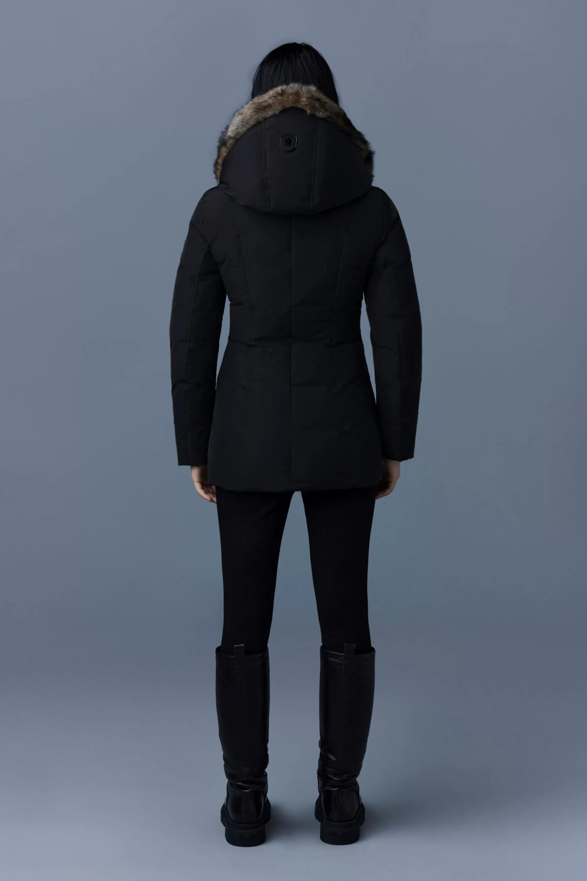 Adali, Down Coat With Sheepskin Signature Collar For Ladies | ® US | Mackage Discount