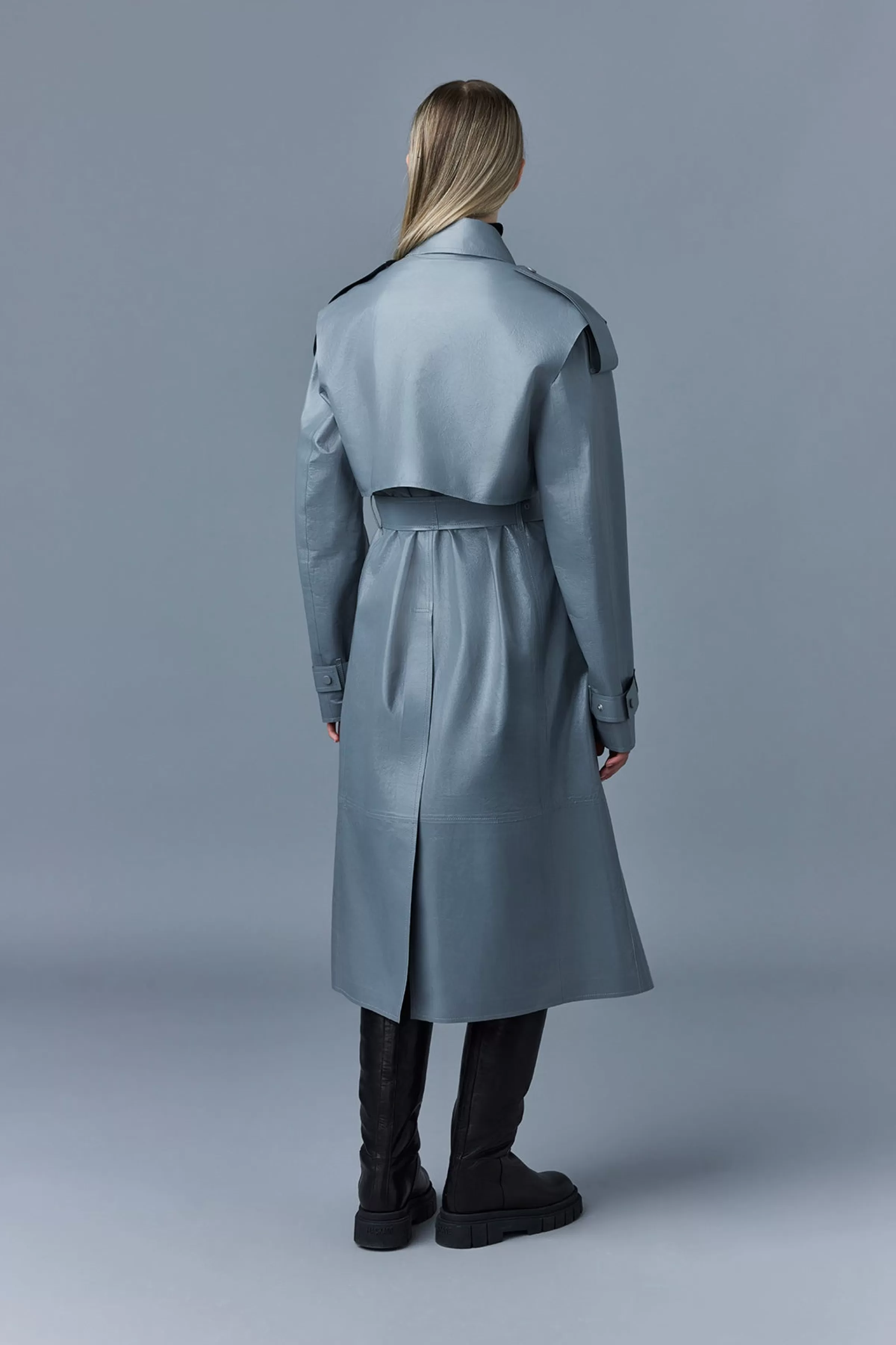 Adriana, Calfskin Trench Coat With Belt For Ladies | ® US | Mackage New