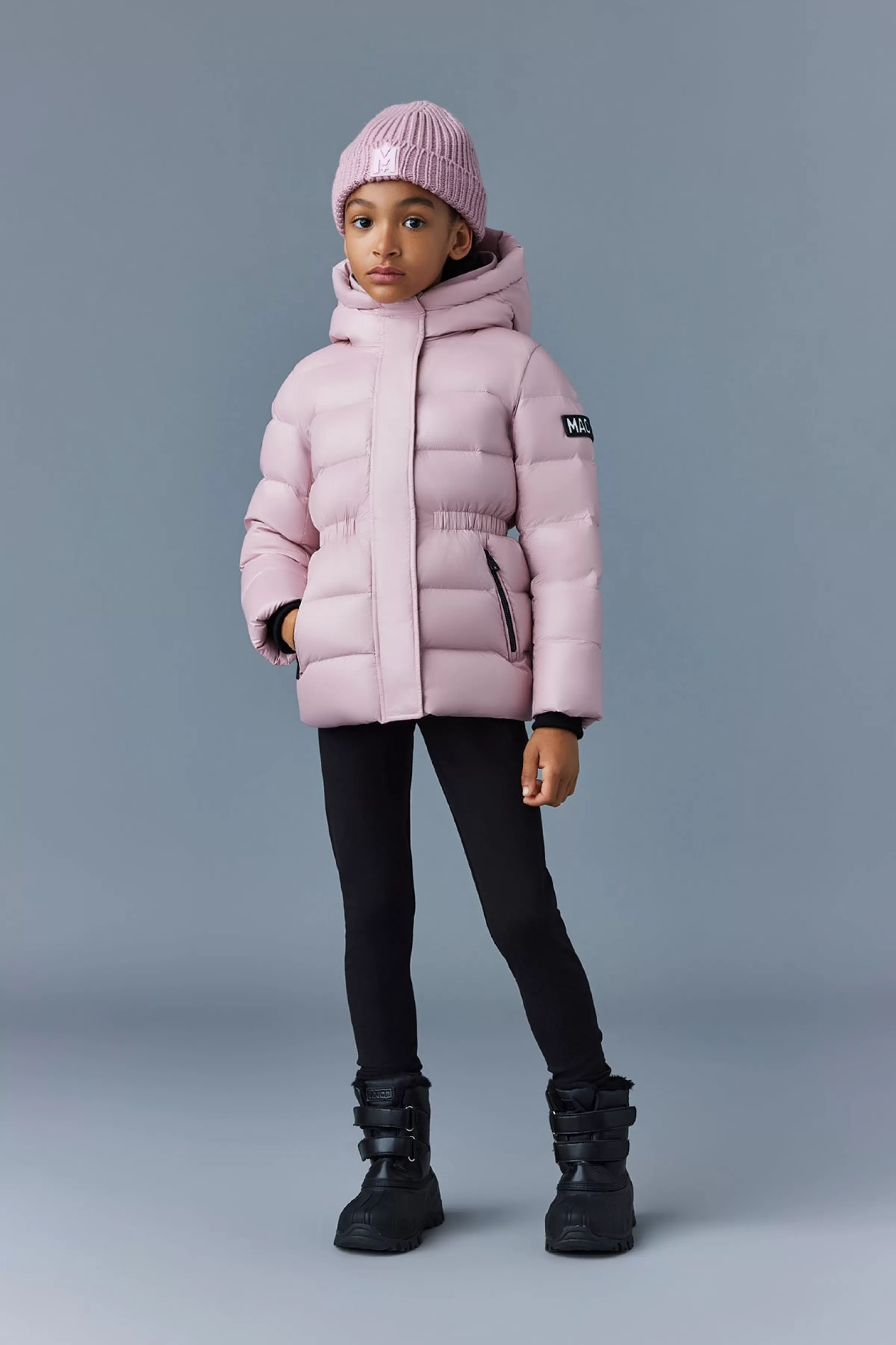 Alannis, Lustrous Medium Down Parka With Hood For Kids (8-14 Years) | ® US | Mackage Best