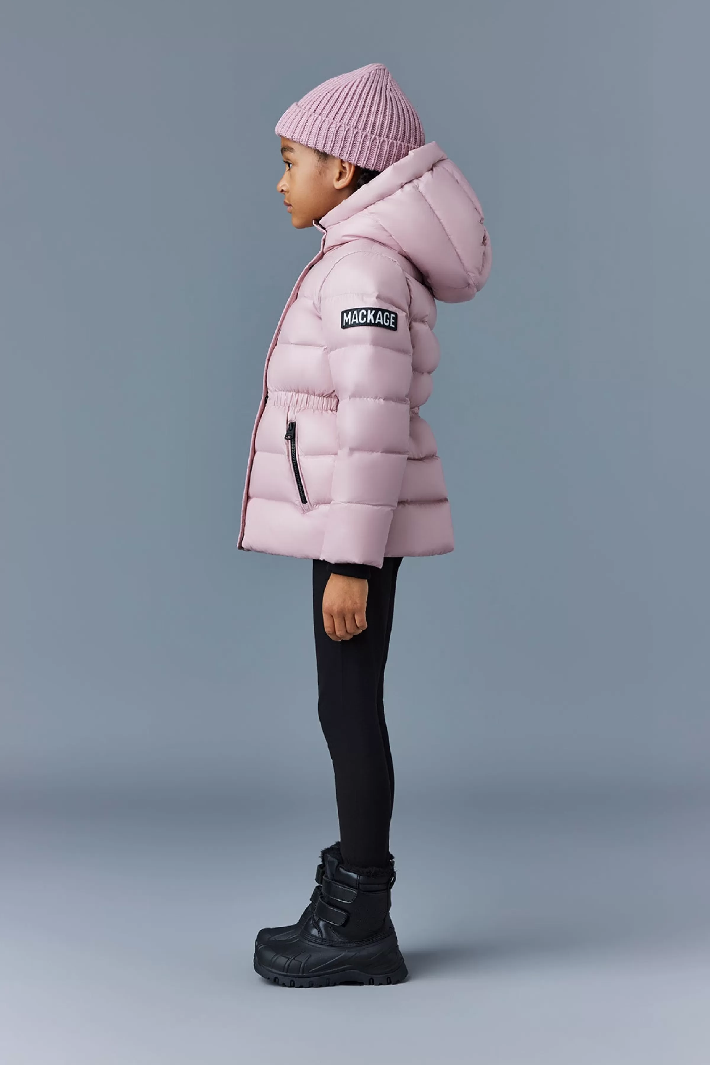 Alannis, Lustrous Medium Down Parka With Hood For Kids (8-14 Years) | ® US | Mackage Shop