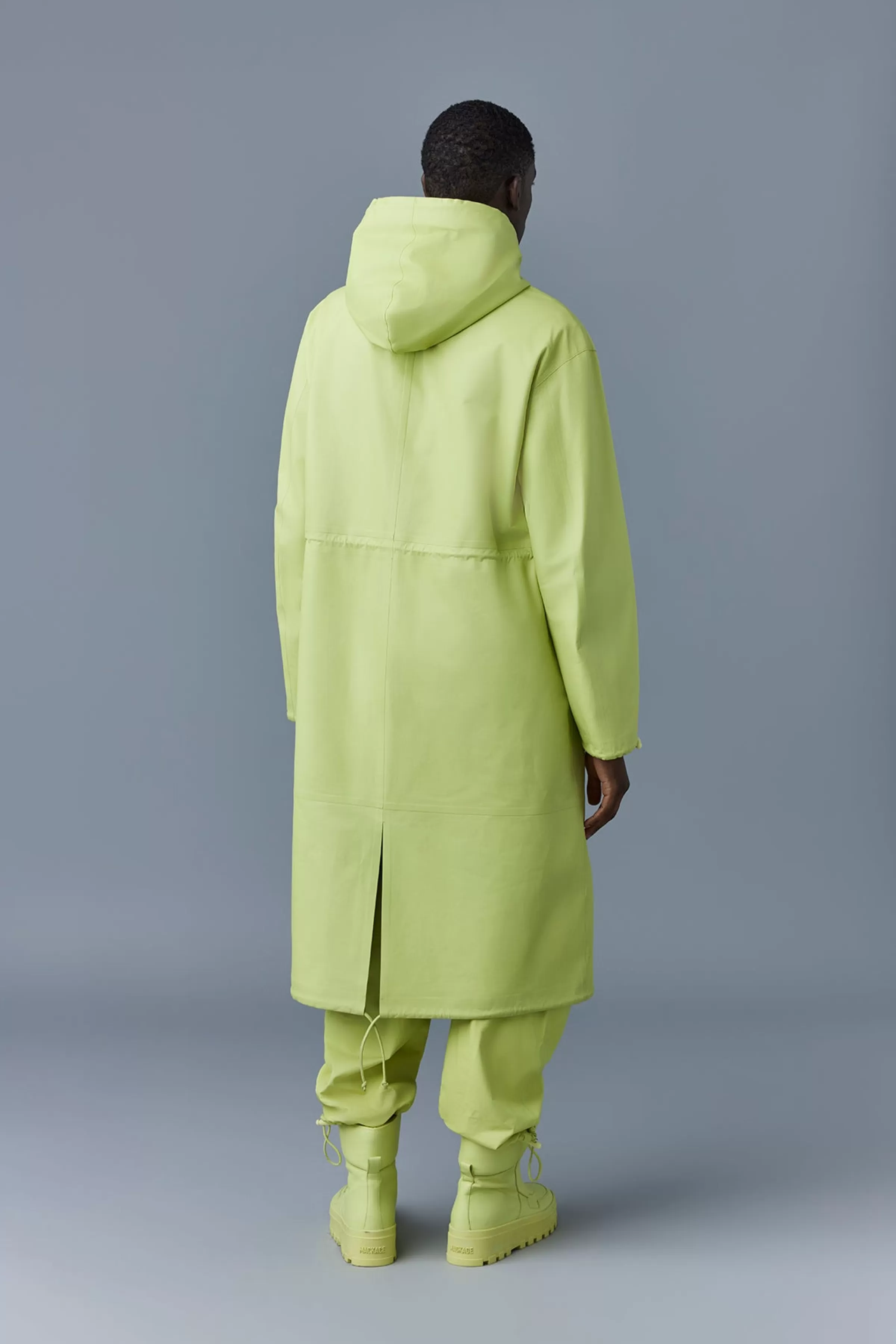 Alban, Monochromatic Leather Coat With Hood For Men | ® US | Mackage Shop