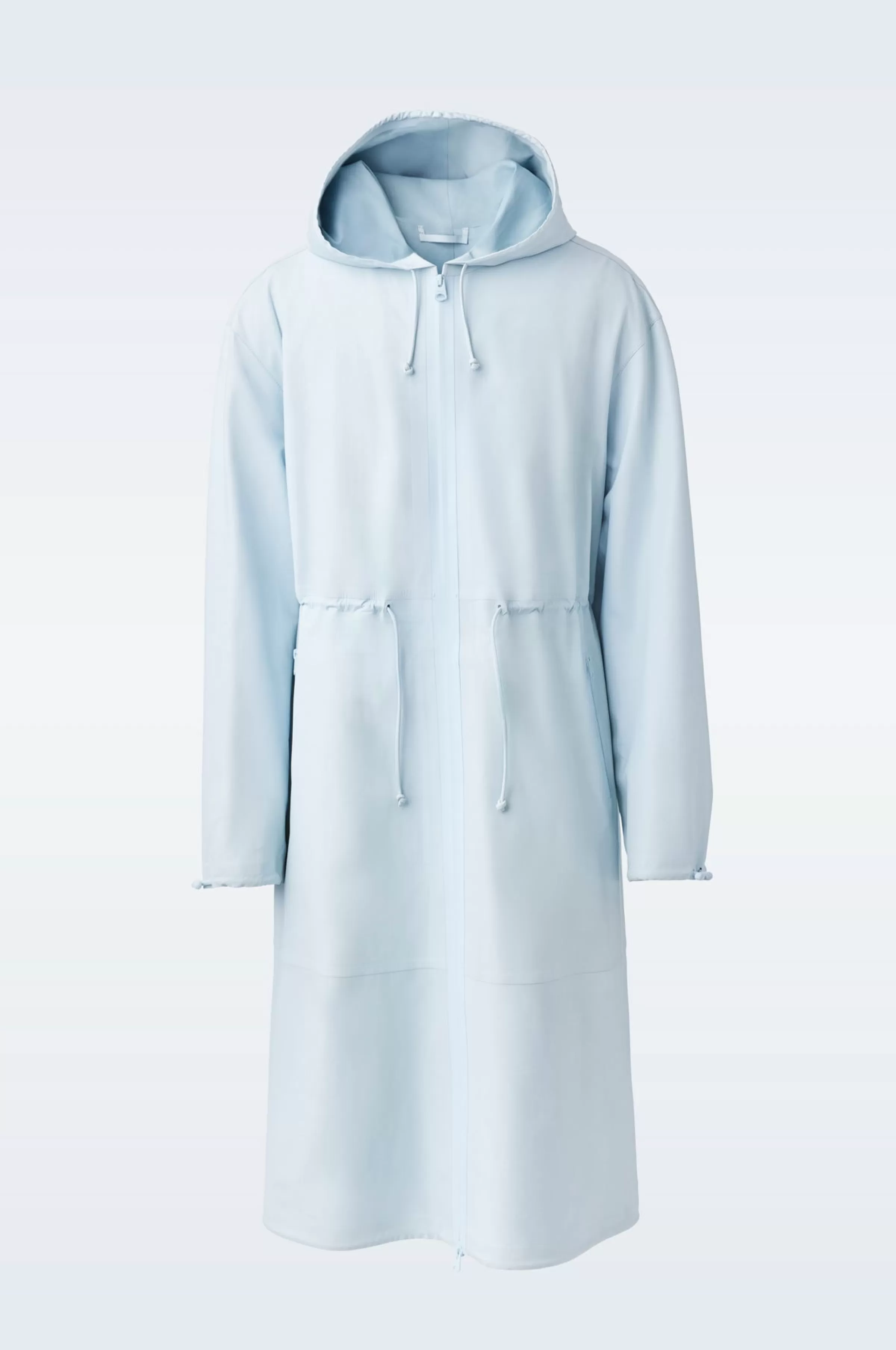 Alban, Monochromatic Leather Coat With Hood For Men | ® US | Mackage Best