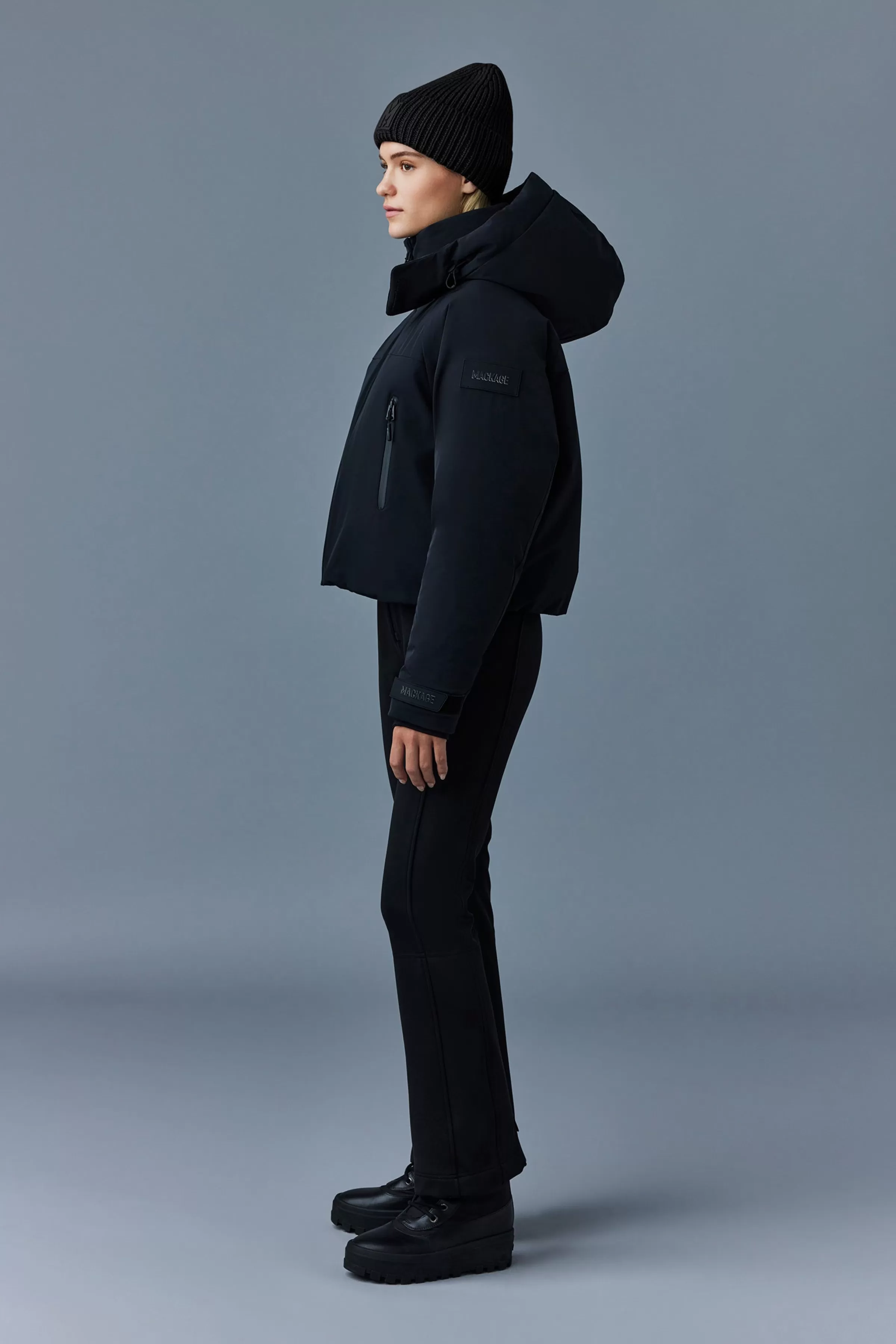 Amanda, Stretch Down Ski Jacket With Hood For Ladies | ® US | Mackage Outlet