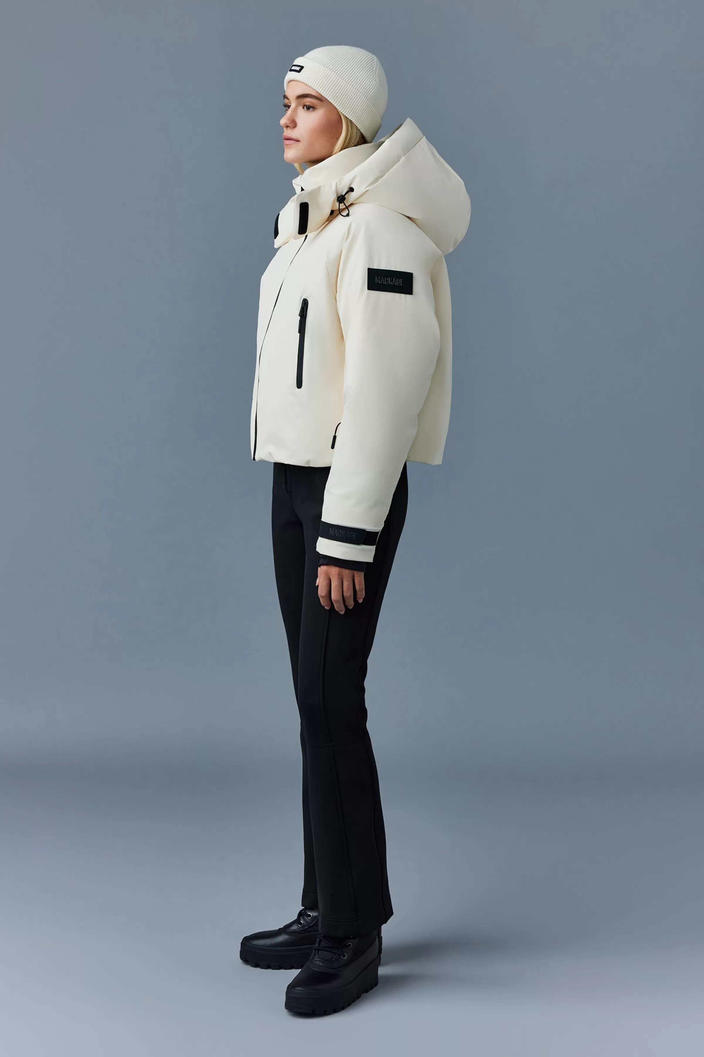 Amanda, Stretch Down Ski Jacket With Hood For Ladies | ® US | Mackage Outlet