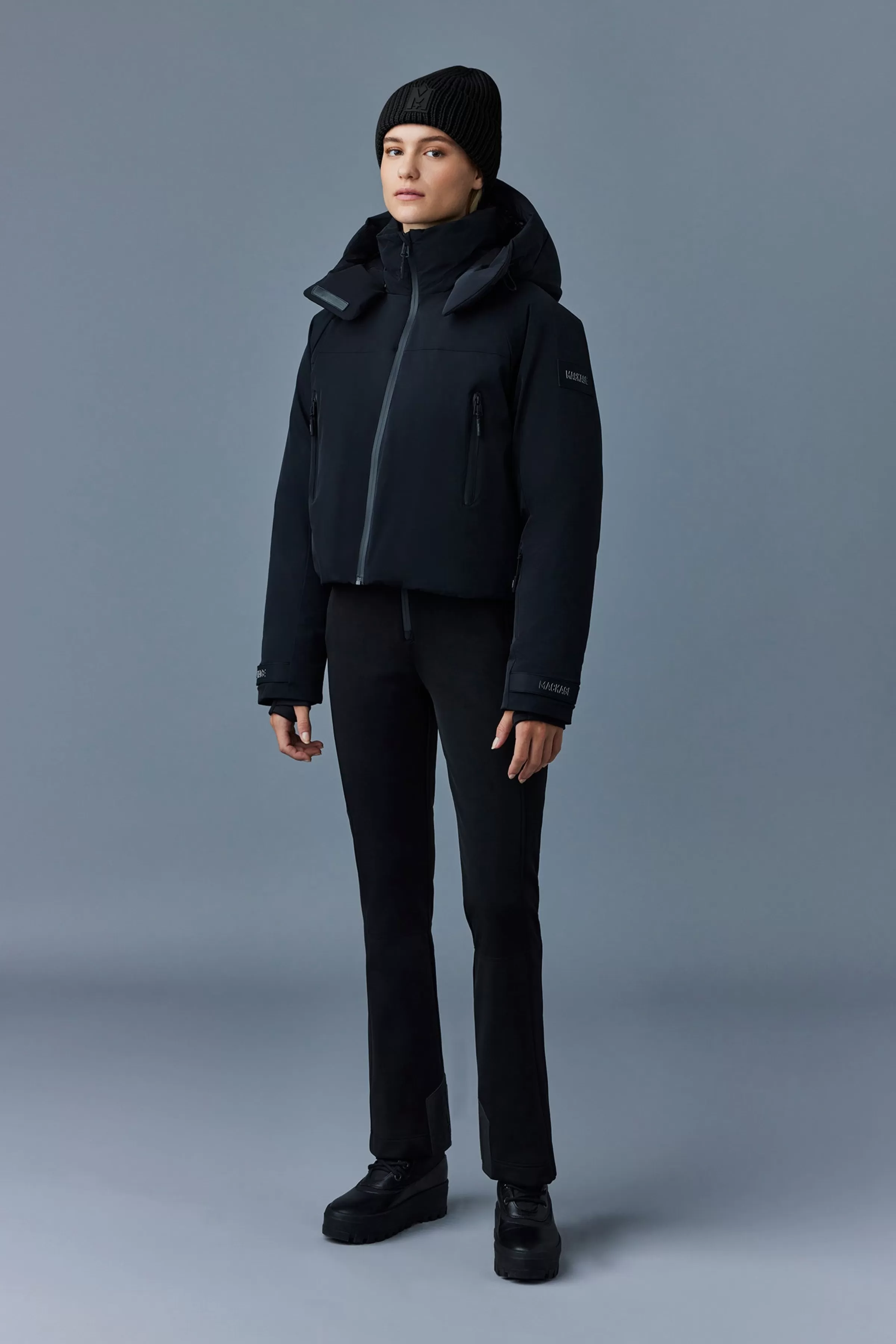 Amanda, Stretch Down Ski Jacket With Hood For Ladies | ® US | Mackage Best Sale