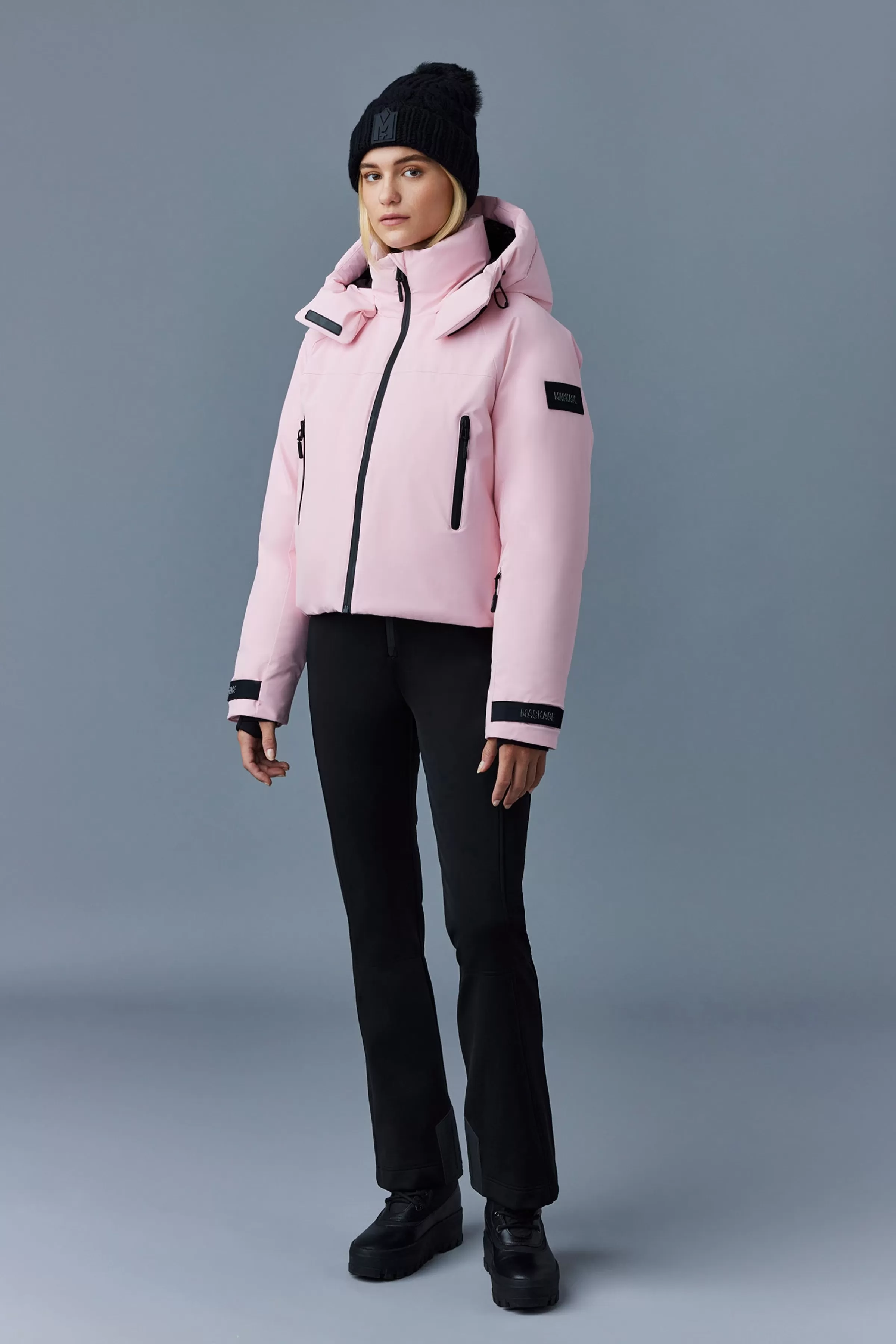 Amanda, Stretch Down Ski Jacket With Hood For Ladies | ® US | Mackage Best Sale