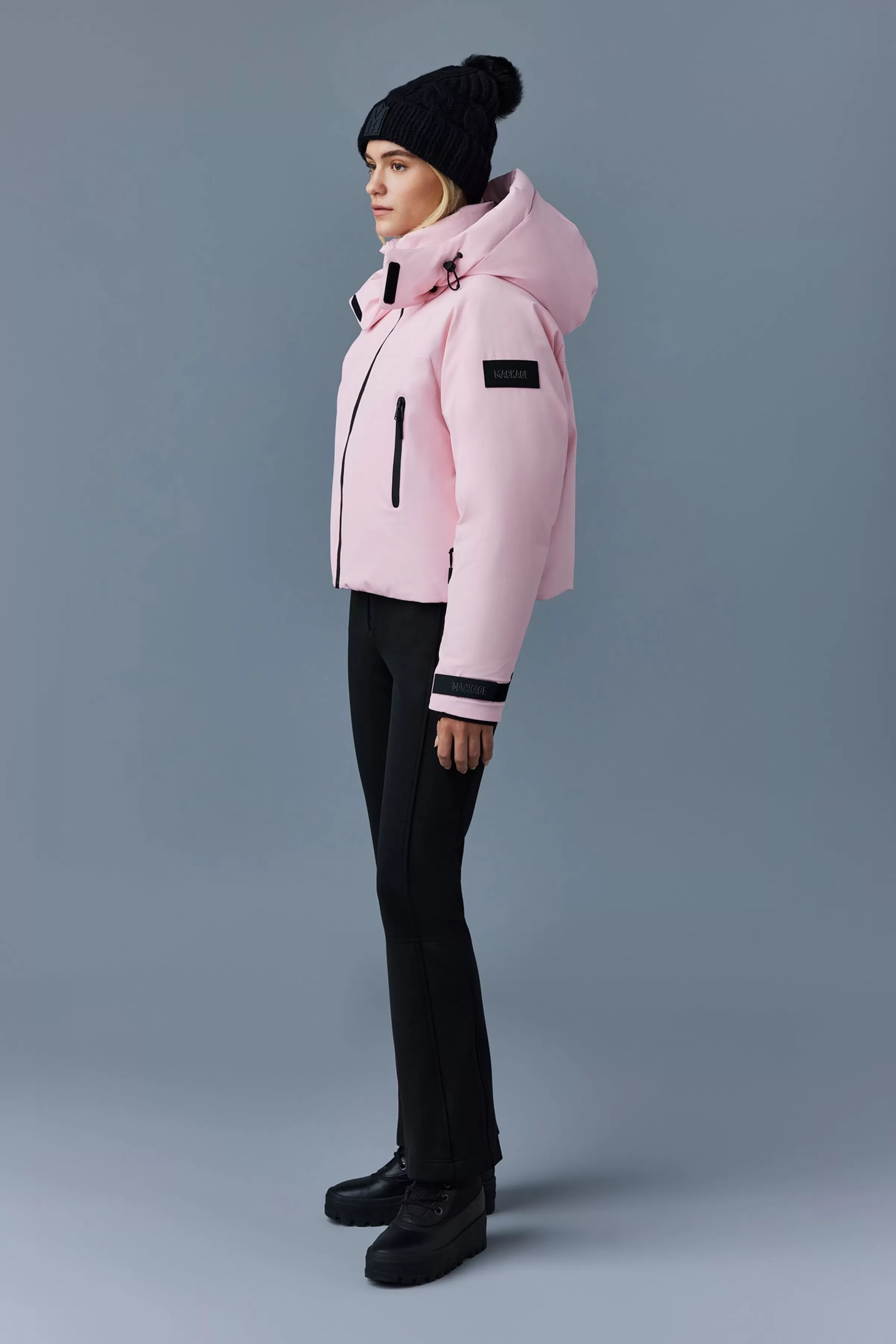 Amanda, Stretch Down Ski Jacket With Hood For Ladies | ® US | Mackage Best Sale