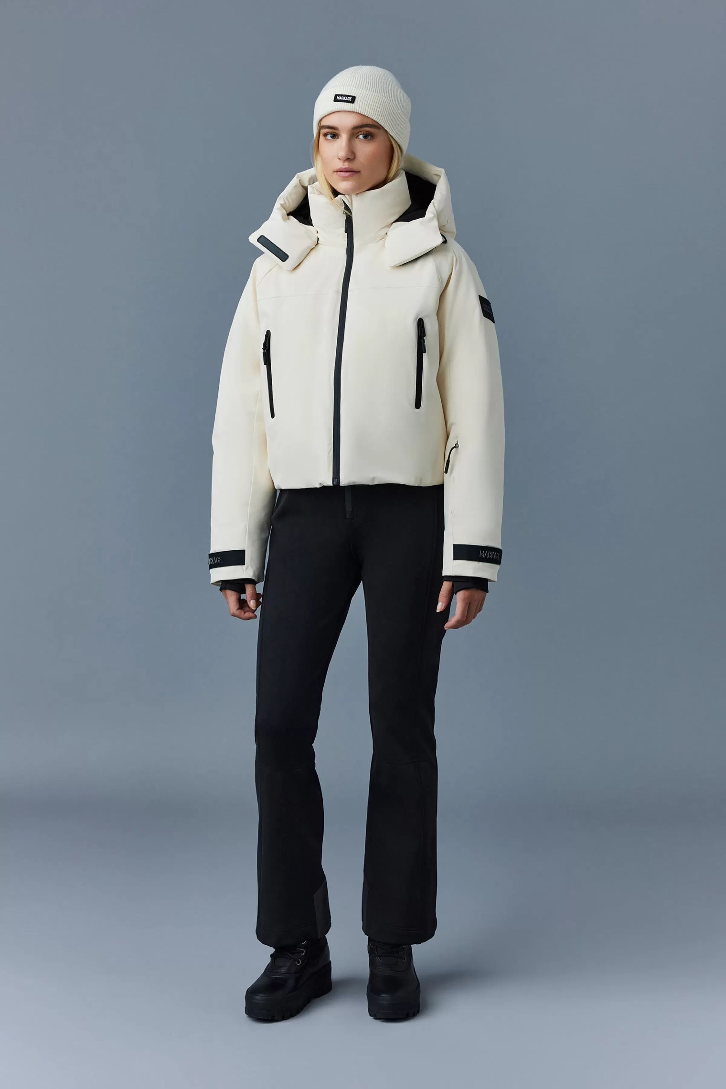 Amanda, Stretch Down Ski Jacket With Hood For Ladies | ® US | Mackage Best Sale