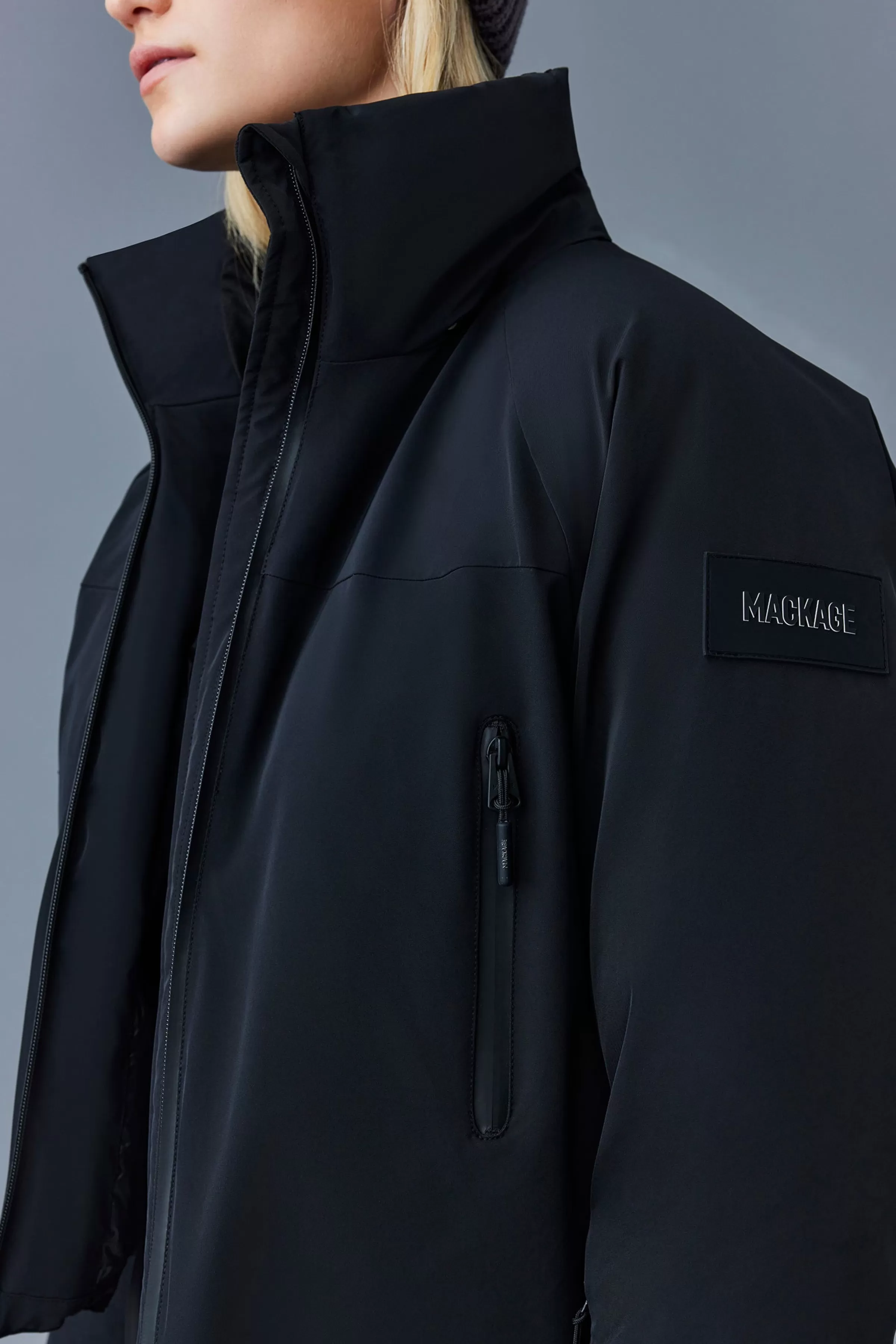 Amanda, Stretch Down Ski Jacket With Hood For Ladies | ® US | Mackage Best Sale