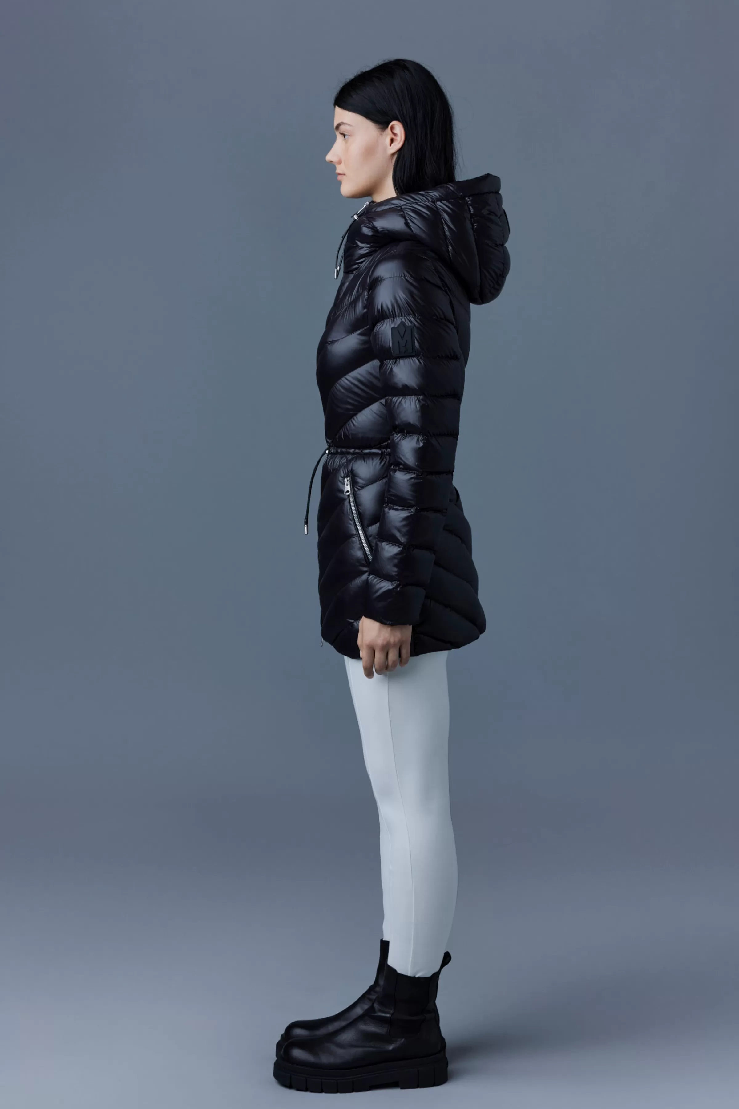Arita, Light Hooded Down Chevron Jacket For Ladies | ® US | Mackage Online