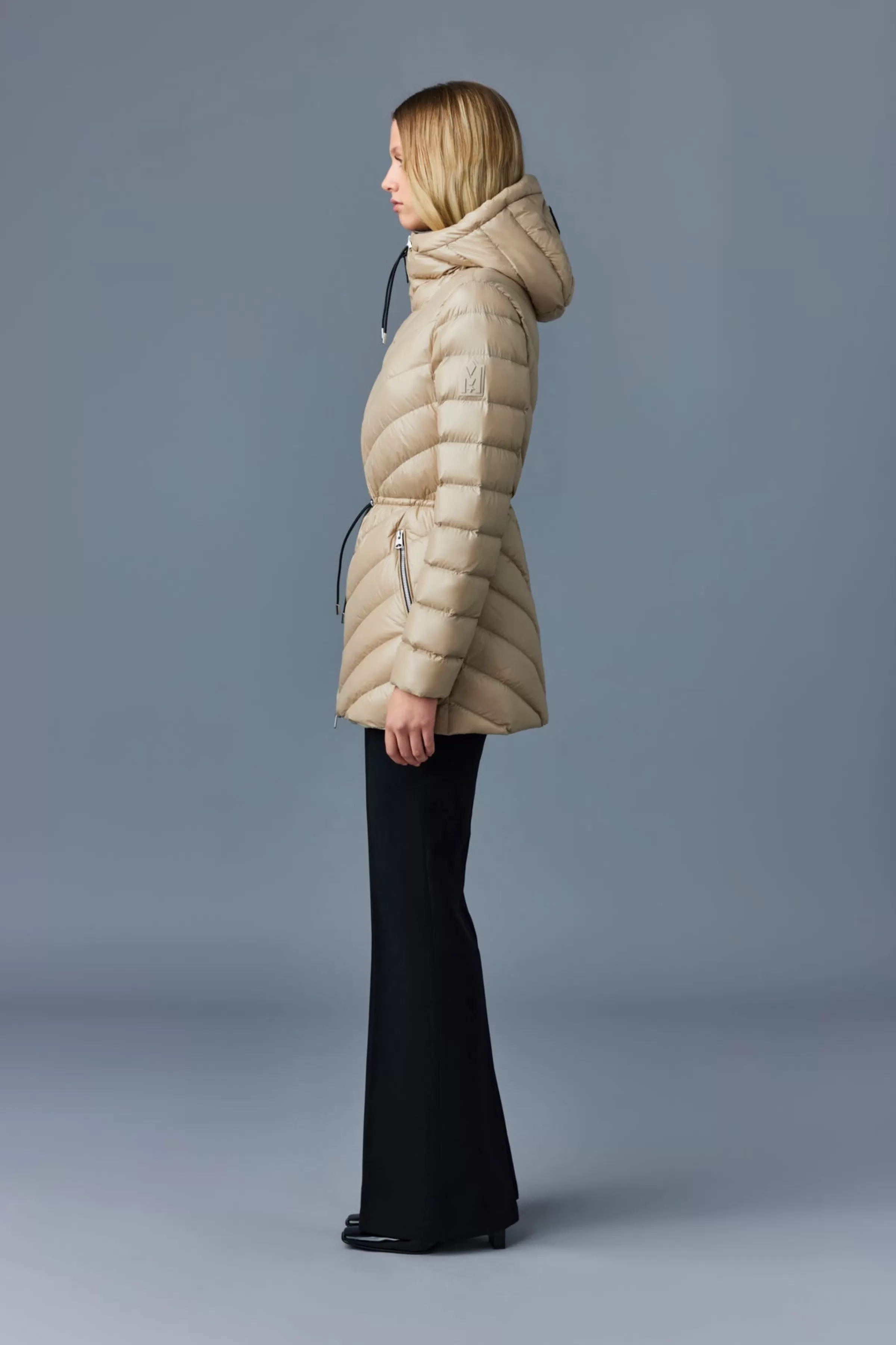 Arita, Light Hooded Down Chevron Jacket For Ladies | ® US | Mackage Online