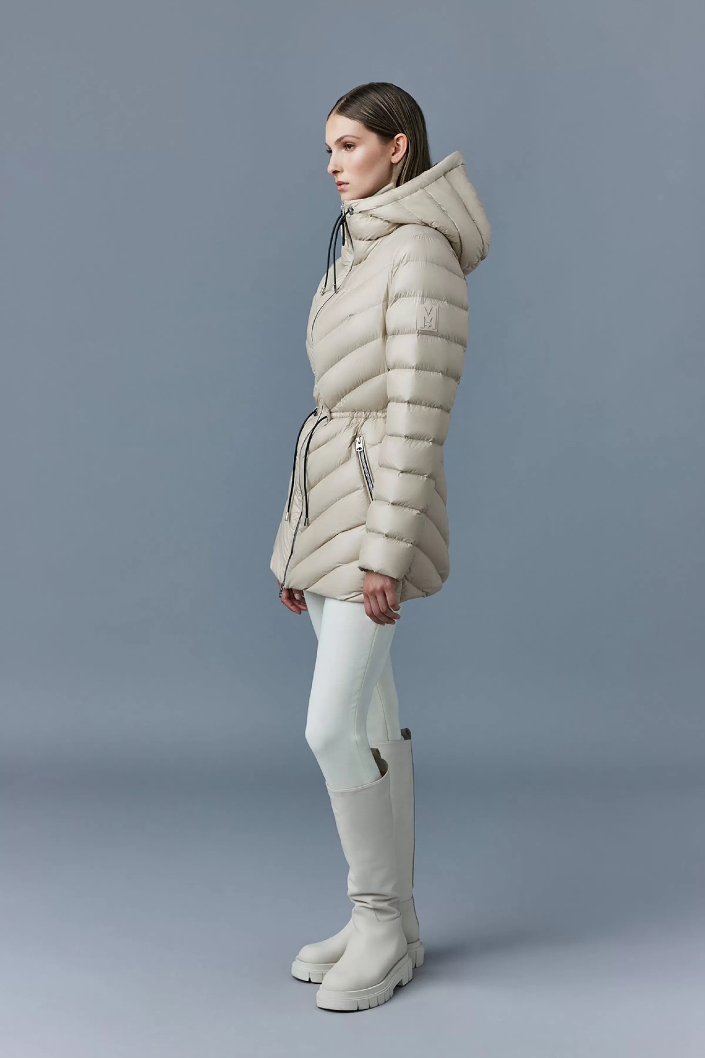 Arita, Light Hooded Down Chevron Jacket For Ladies | ® US | Mackage Online