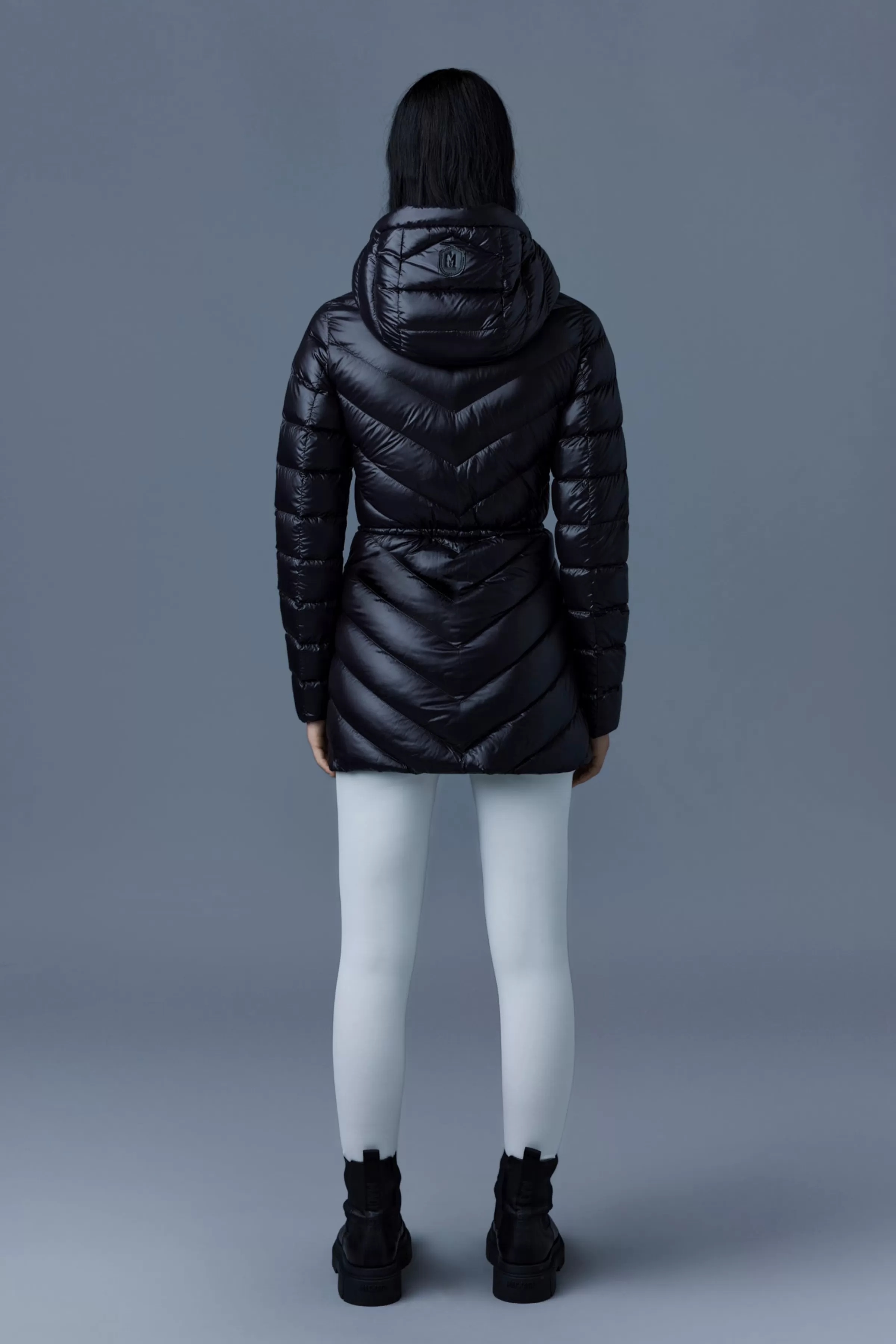 Arita, Light Hooded Down Chevron Jacket For Ladies | ® US | Mackage Online