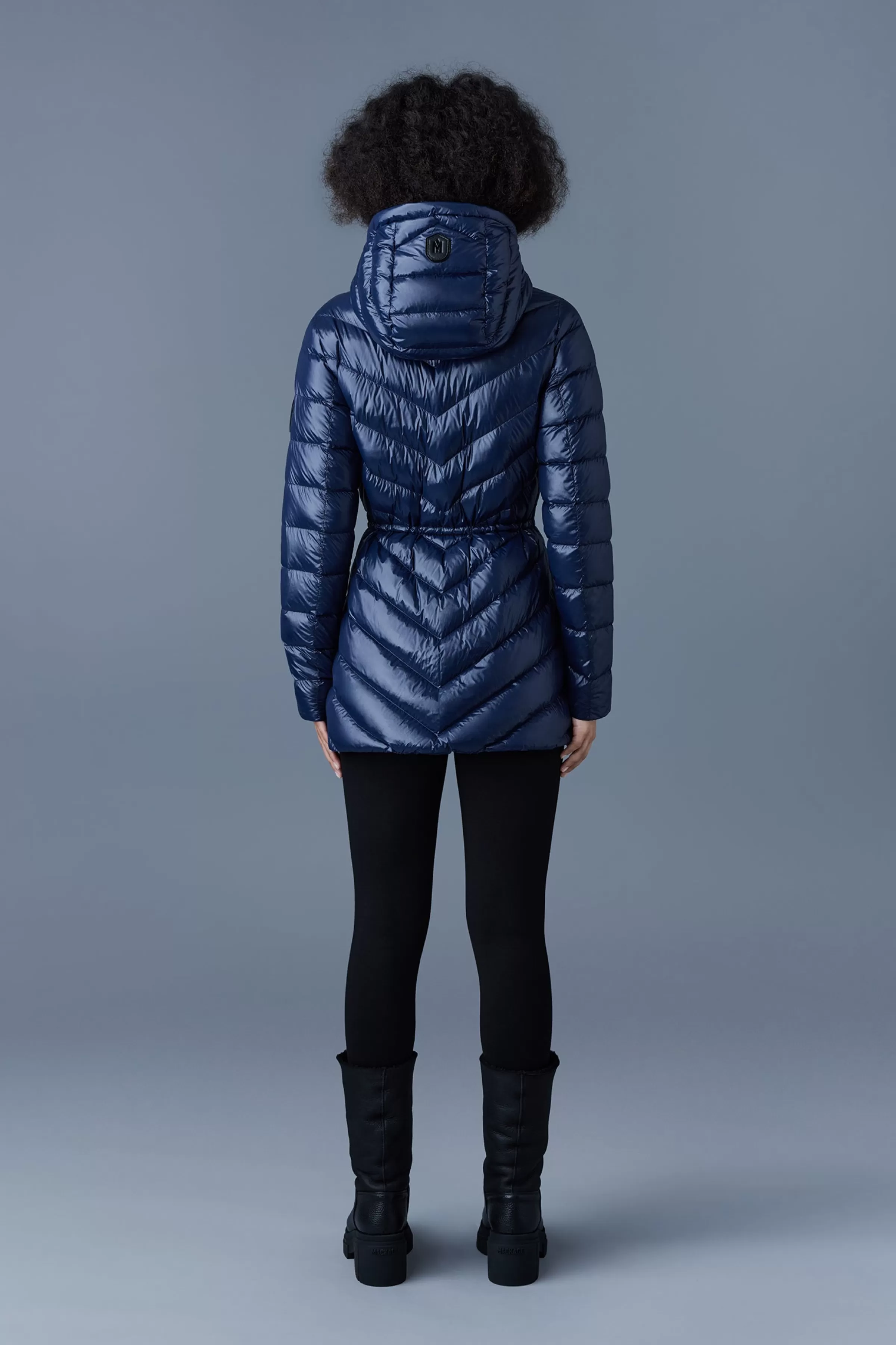 Arita, Light Hooded Down Chevron Jacket For Ladies | ® US | Mackage Online