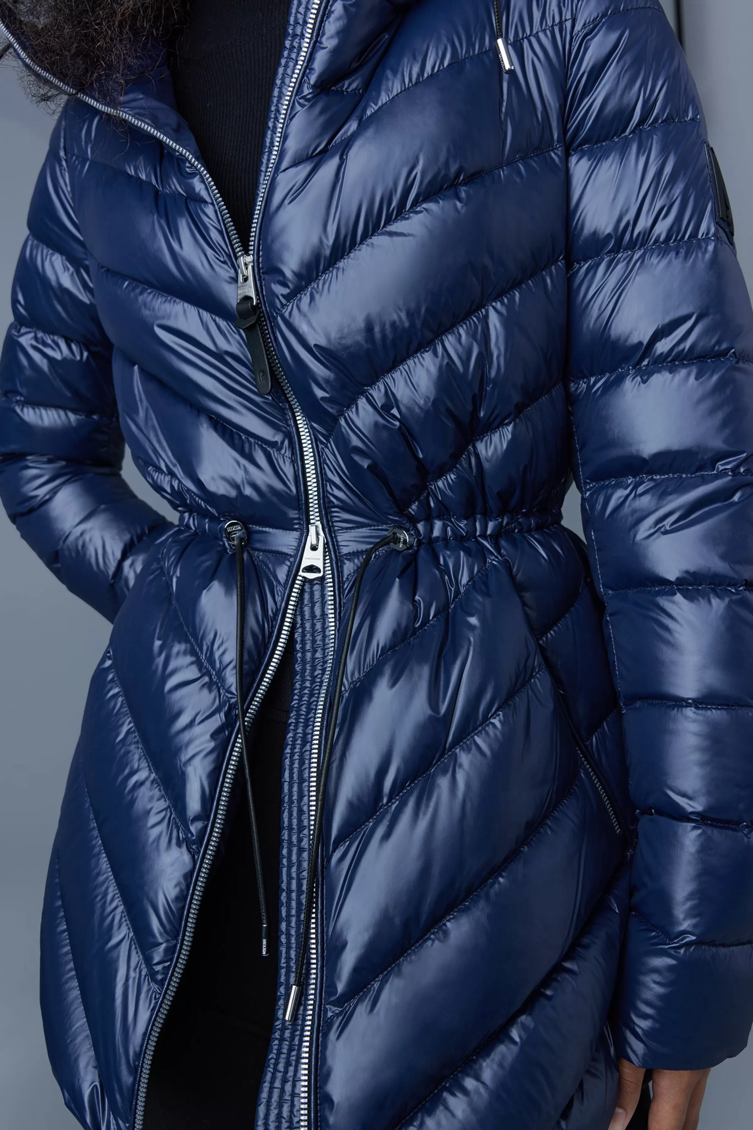 Arita, Light Hooded Down Chevron Jacket For Ladies | ® US | Mackage Online