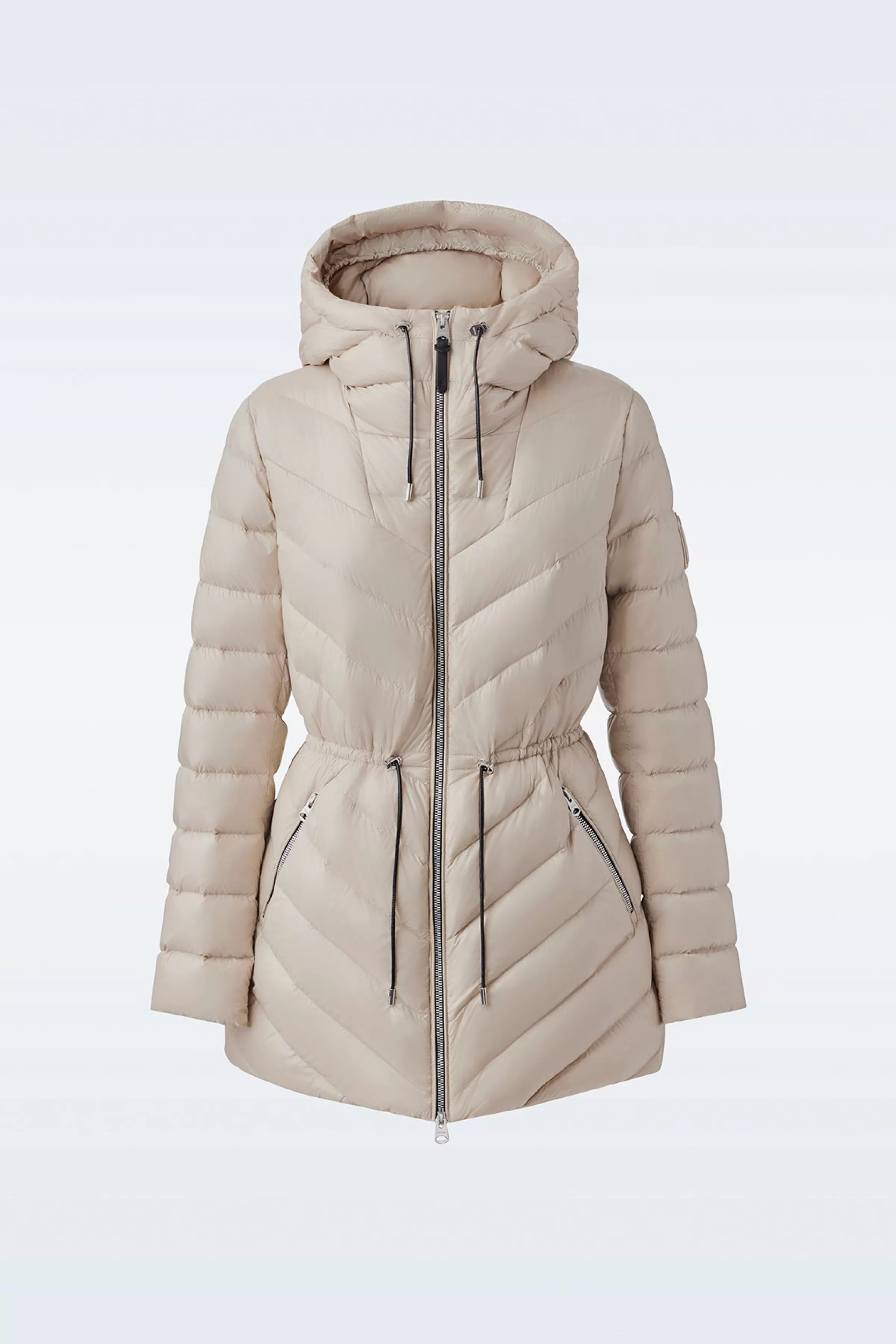 Arita, Light Hooded Down Chevron Jacket For Ladies | ® US | Mackage Online