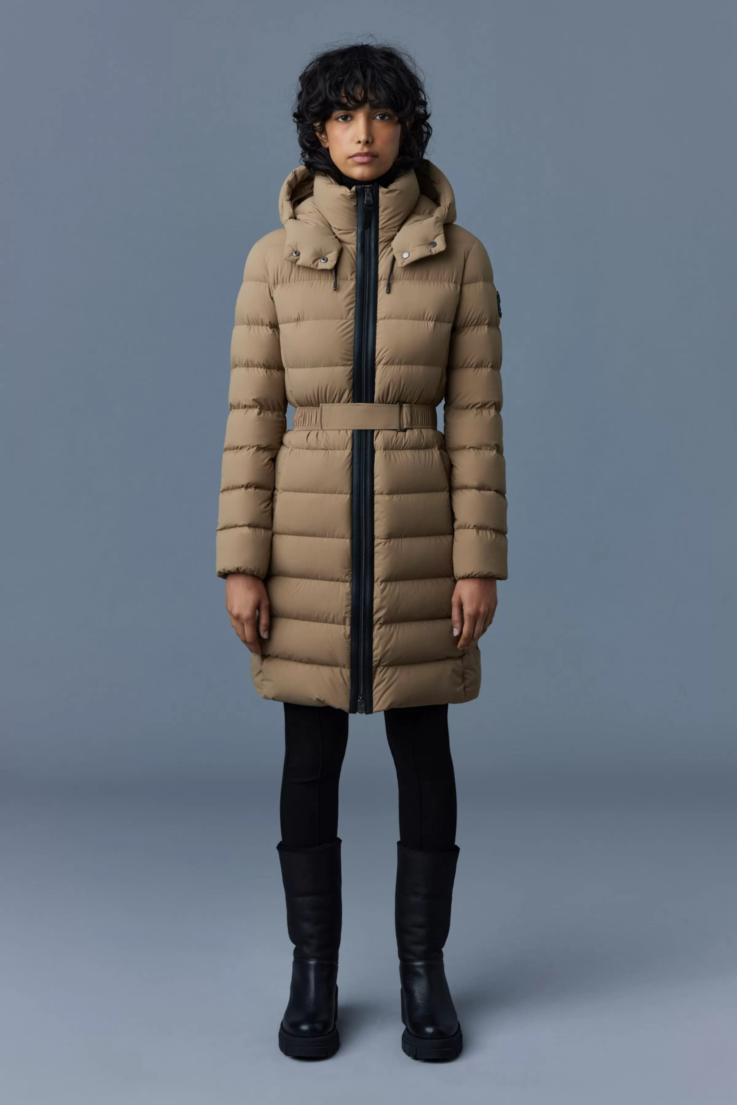 Ashley, Stretch Light Down With Removable Hood For Ladies | ® US | Mackage Flash Sale