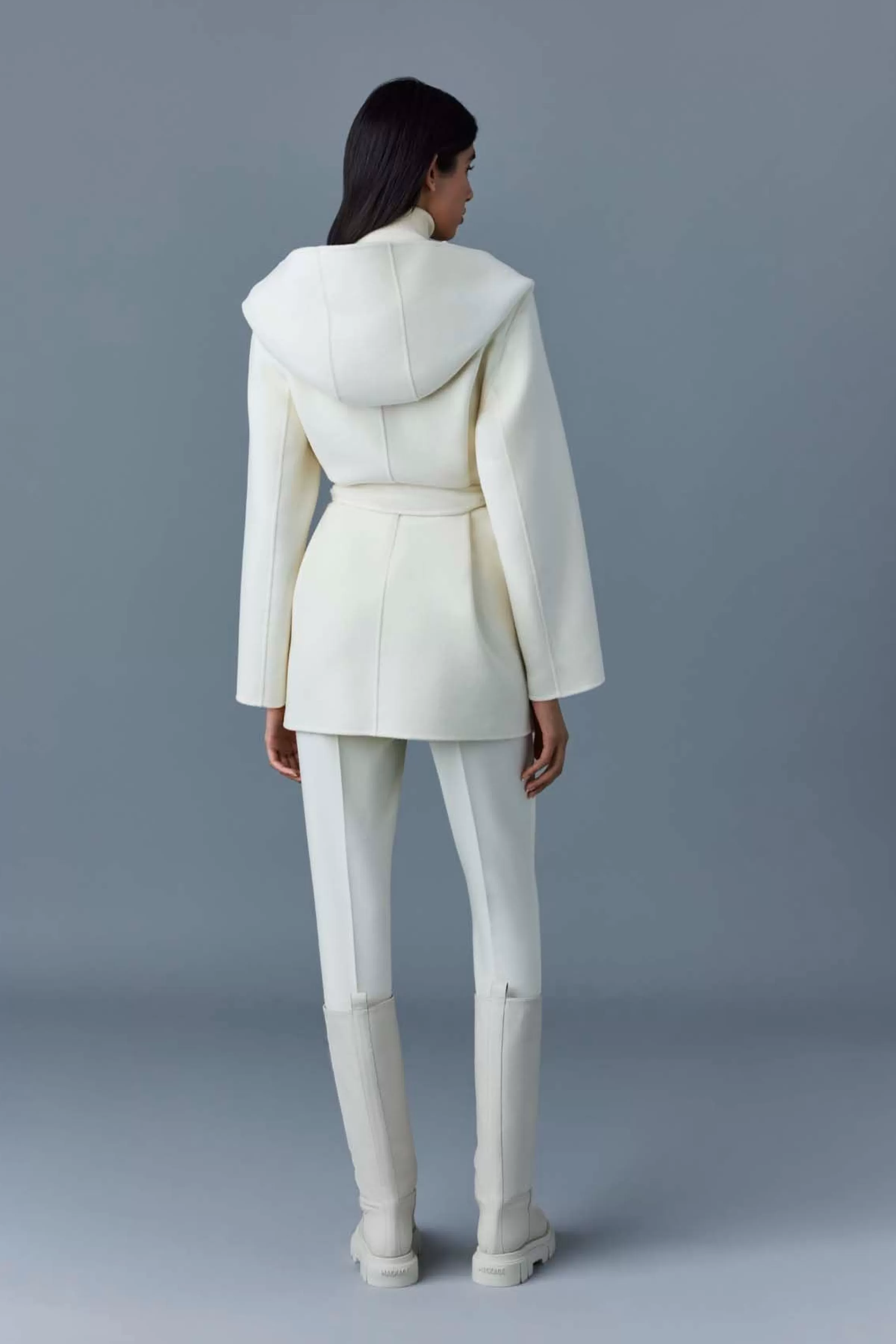 Azra, Double-face Wool Wrap Coat For Ladies | ® US | Mackage Cheap