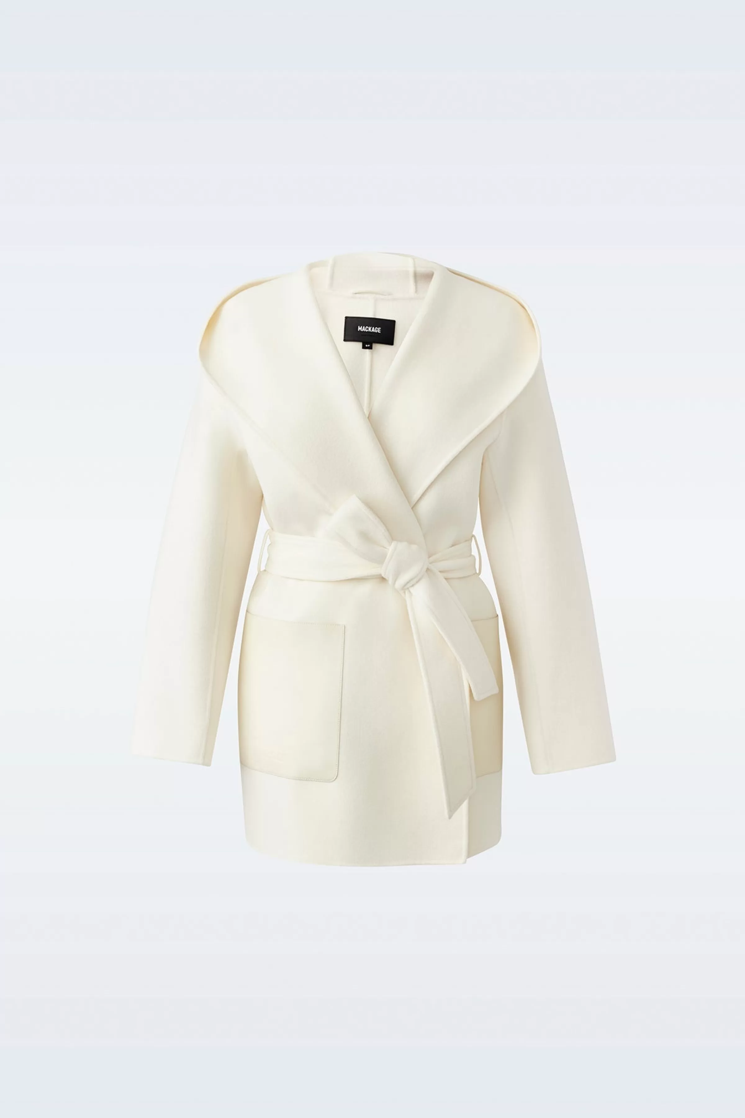 Azra, Double-face Wool Wrap Coat For Ladies | ® US | Mackage Cheap