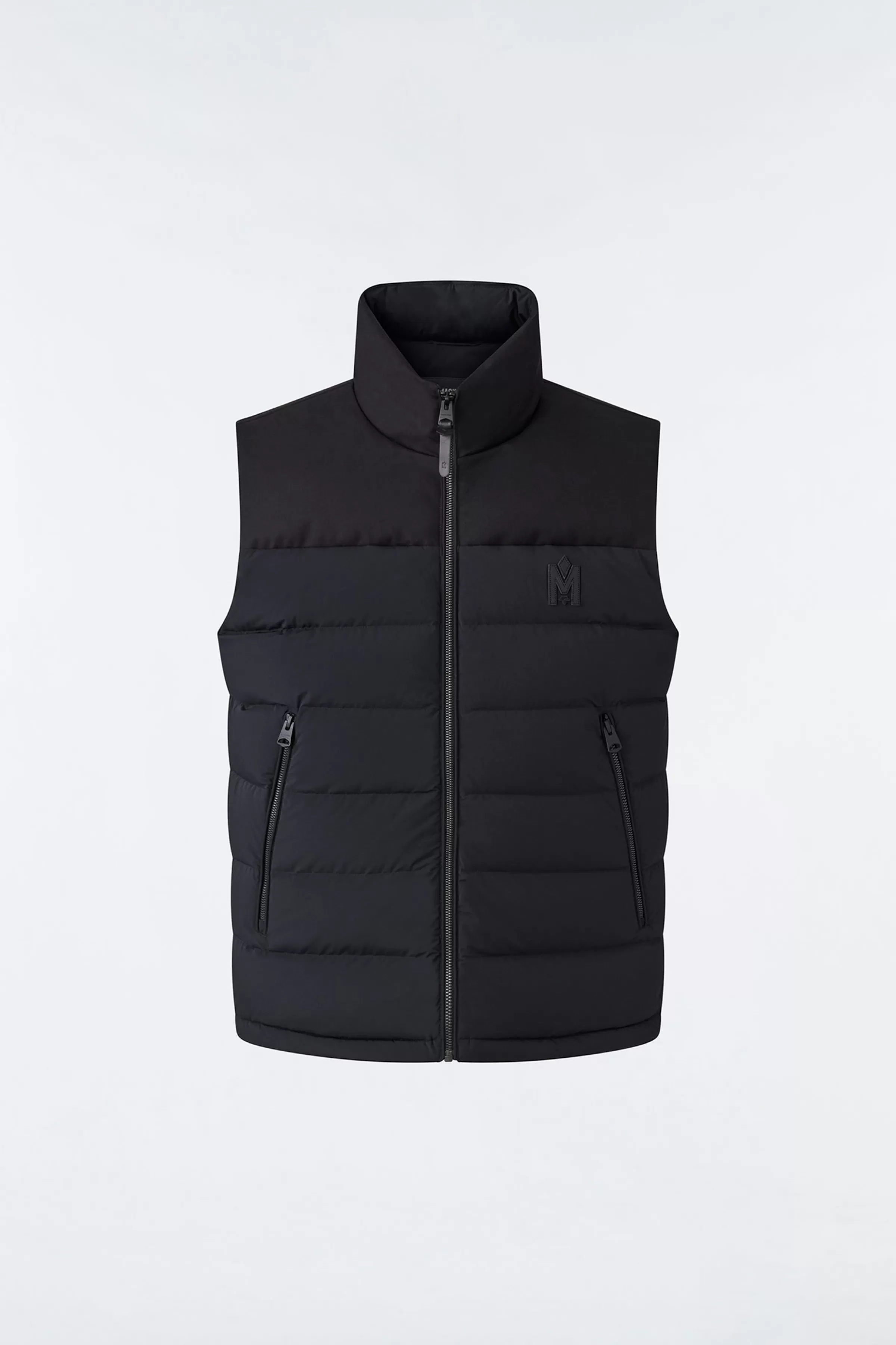 Bobbie, Agile-360 Stretch Light Down Vest With Stand Collar For Men | ® US | Mackage New
