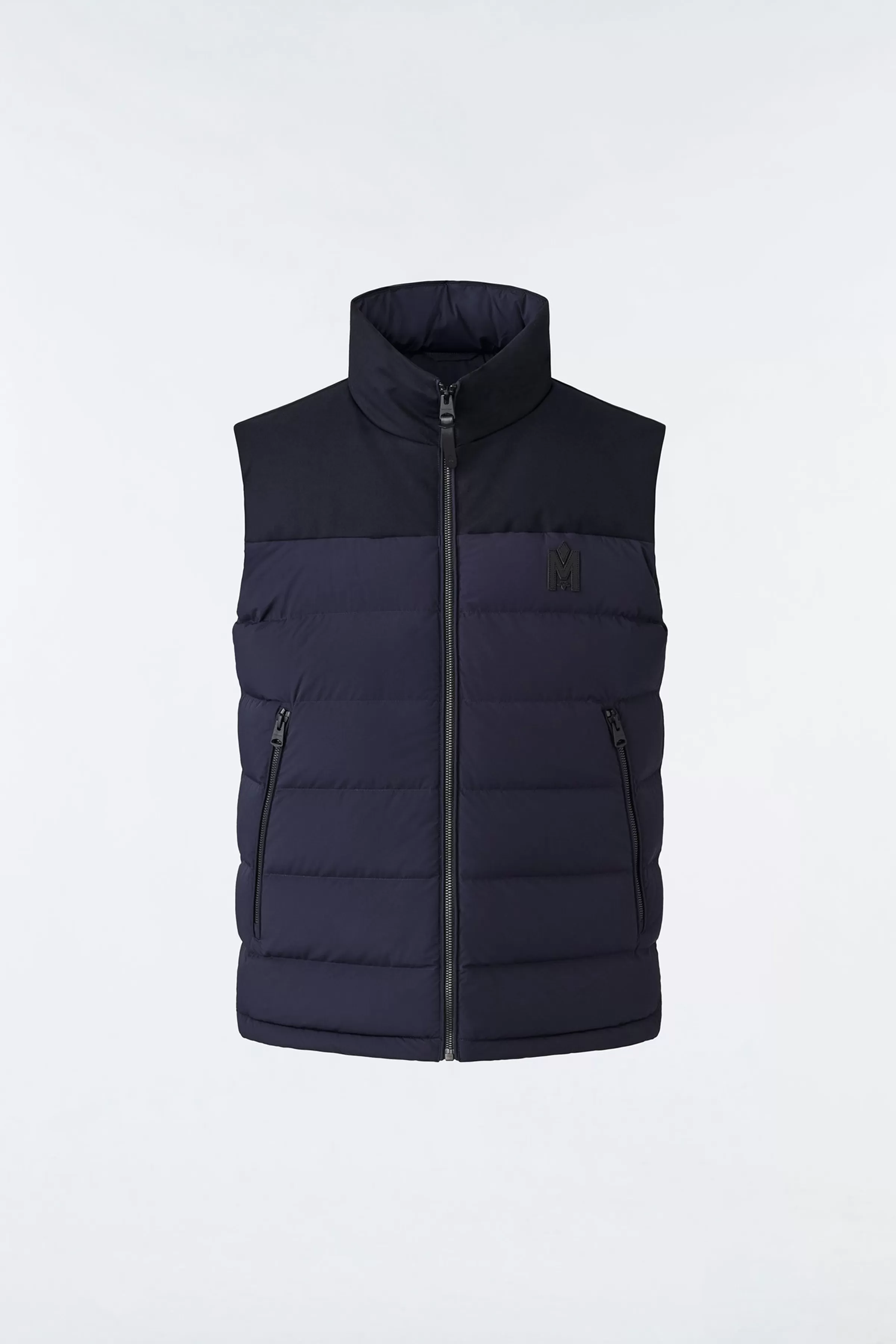 Bobbie, Agile-360 Stretch Light Down Vest With Stand Collar For Men | ® US | Mackage New