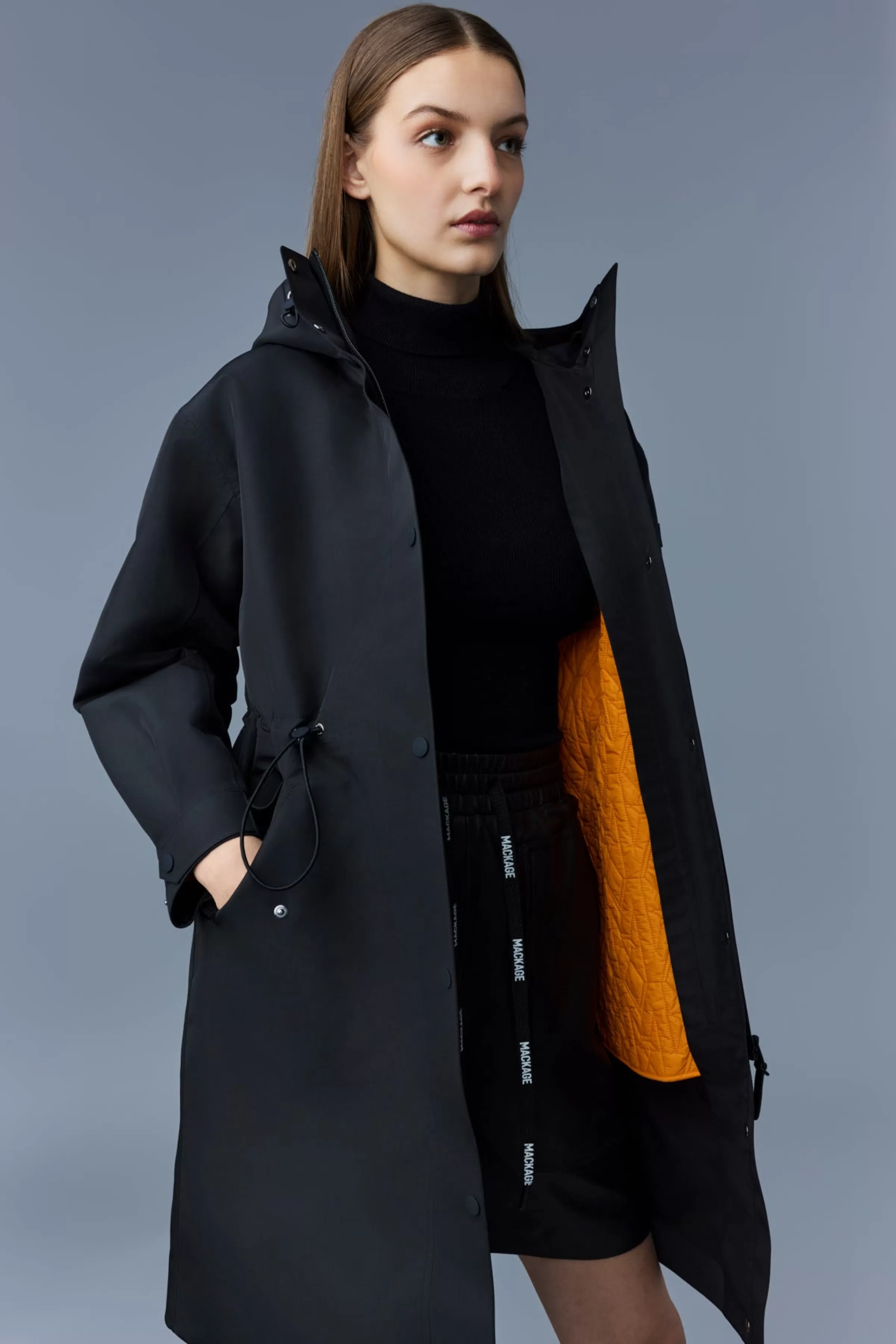 Breer Long 2-in-1 Rain Parka For Women | ® US | Mackage Cheap