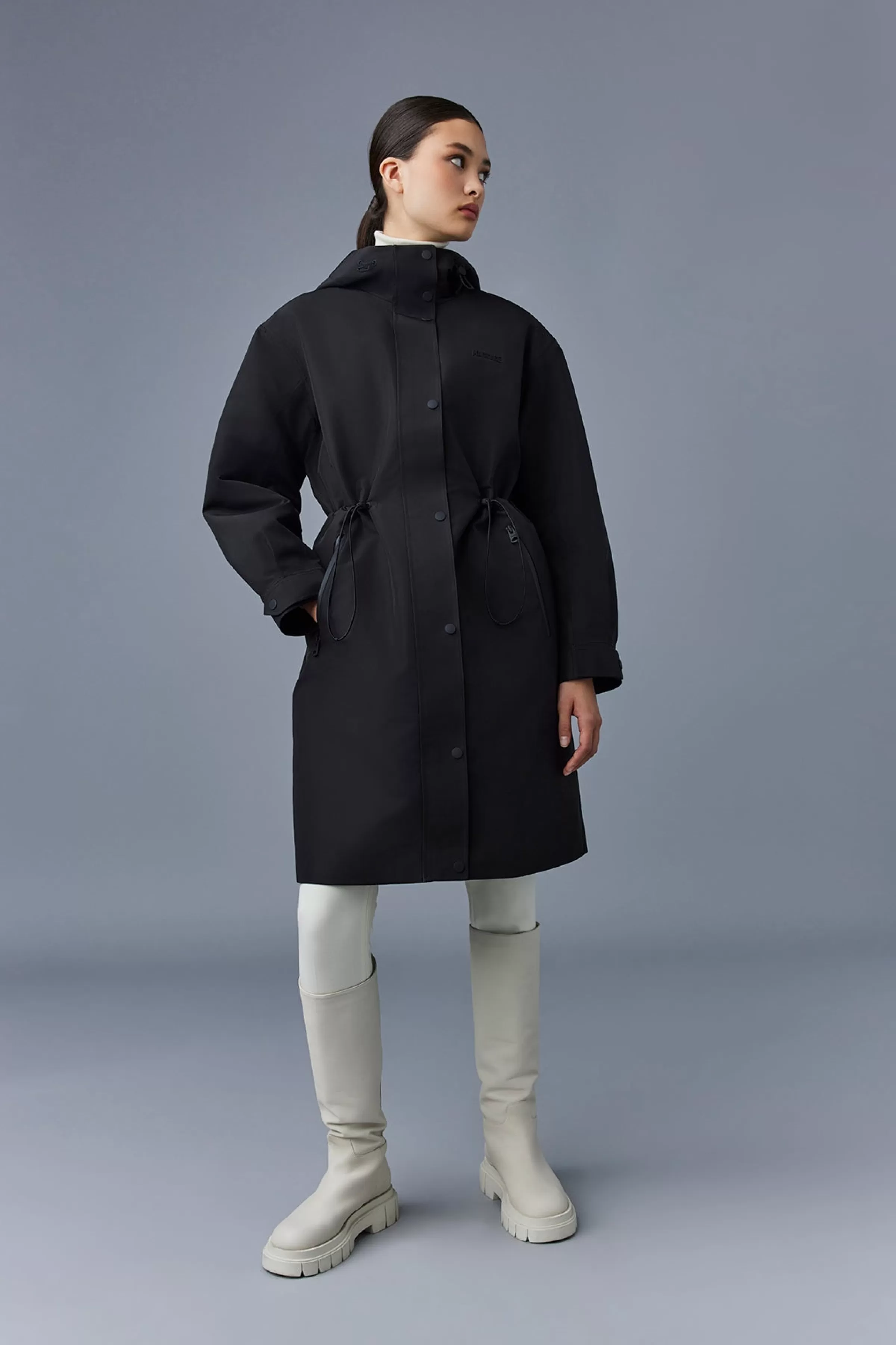 Breer, Long 2-in-1 Rain Parka With Removable Liner For Ladies | ® US | Mackage Hot