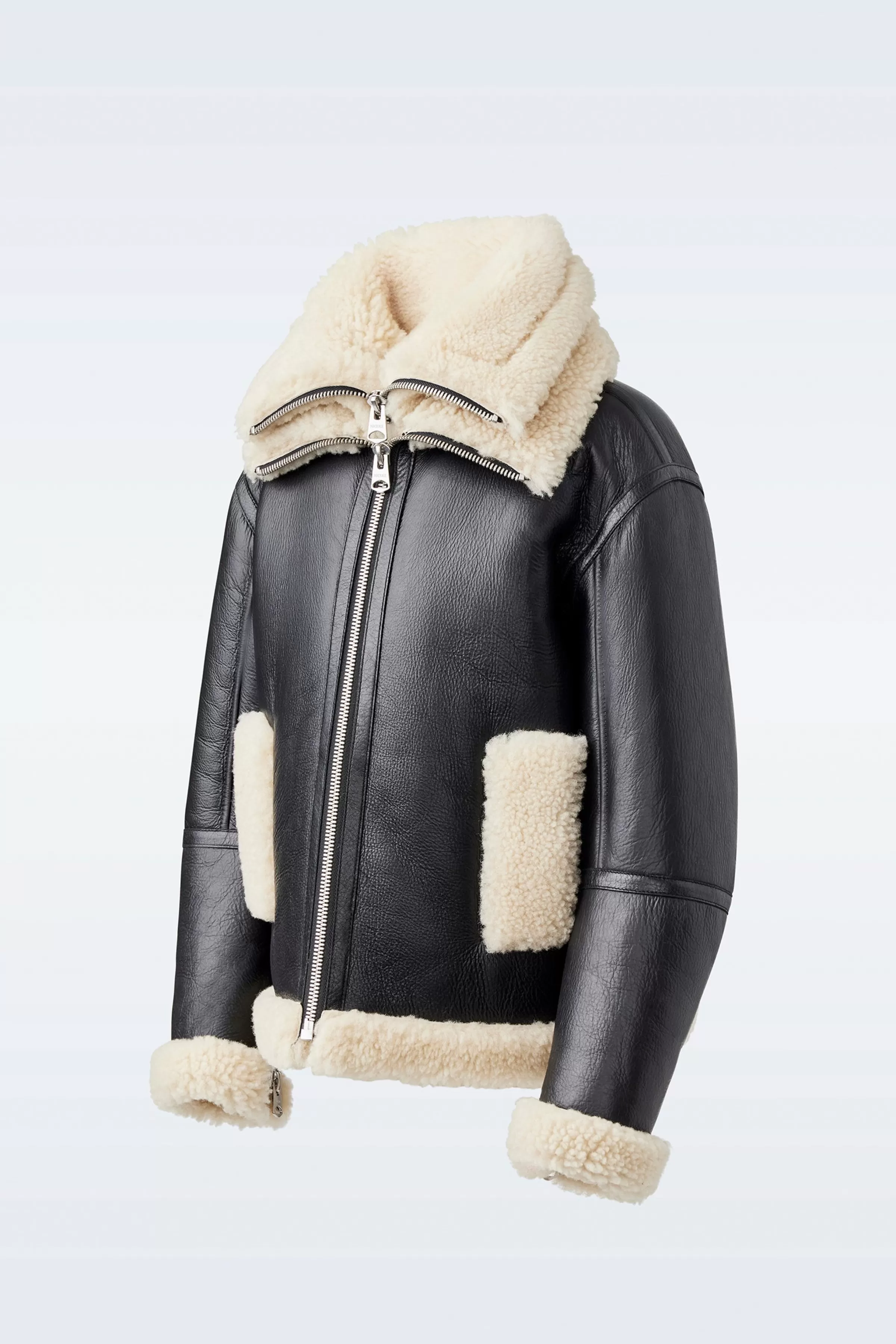Calan, Sheepskin Bomber Jacket With Removable Collar For Kids (8-14 Years) | ® US | Mackage Cheap