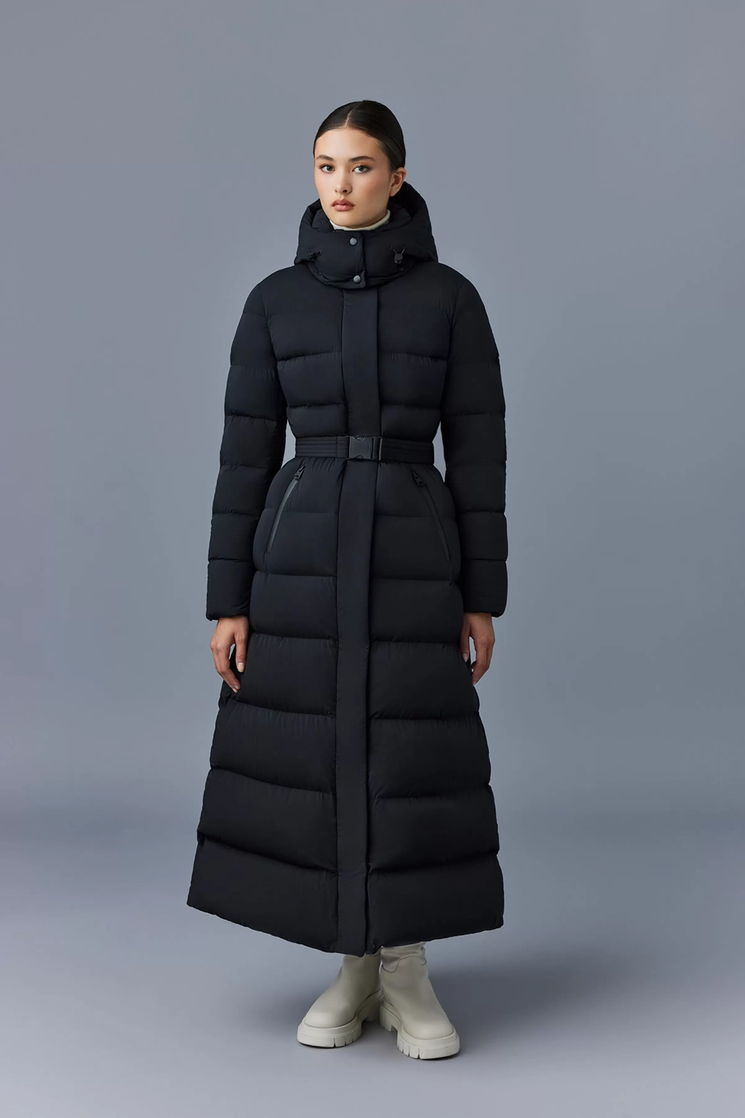 Calina, Stretch Light Down Maxi Coat For Ladies | ® US | Mackage Best Sale