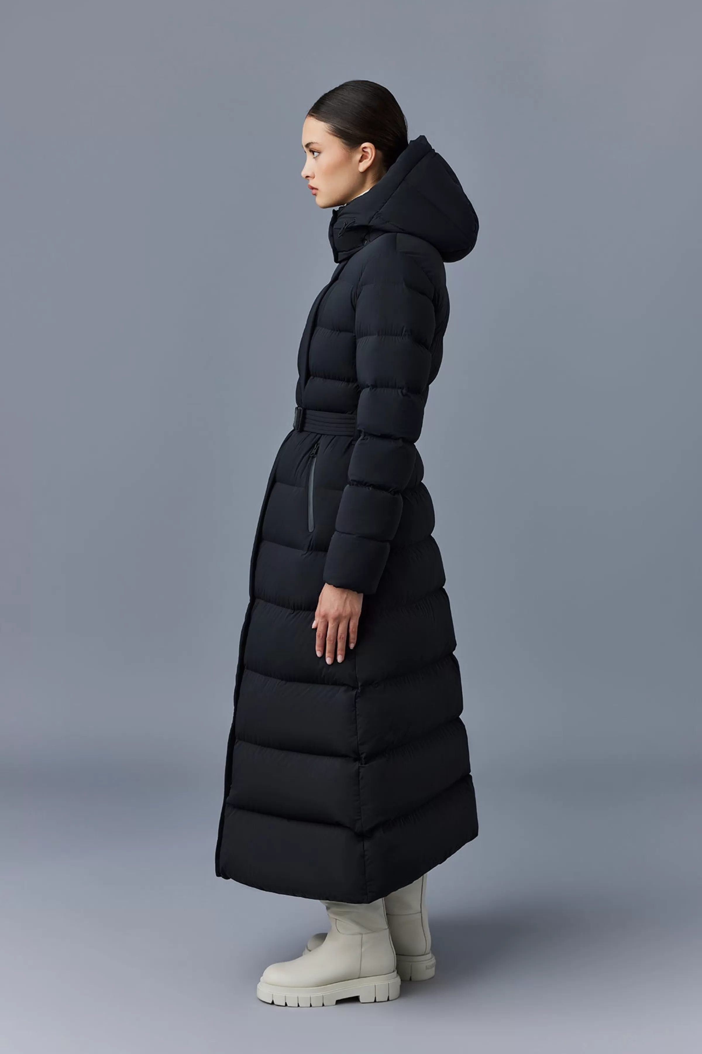 Calina, Stretch Light Down Maxi Coat For Ladies | ® US | Mackage Best Sale