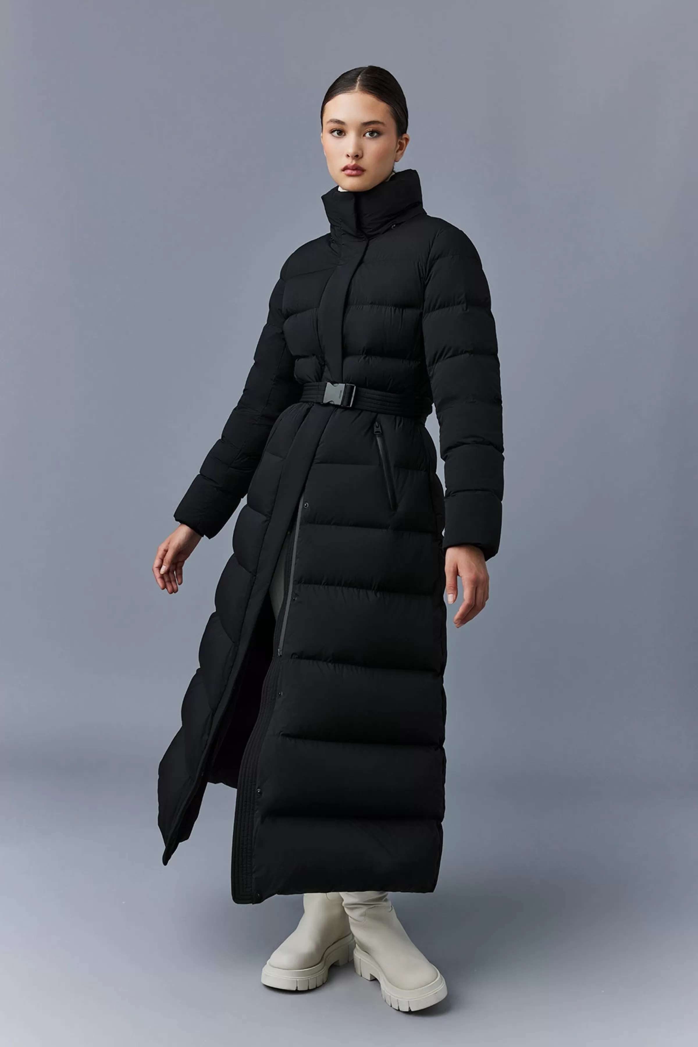 Calina, Stretch Light Down Maxi Coat For Ladies | ® US | Mackage Best Sale