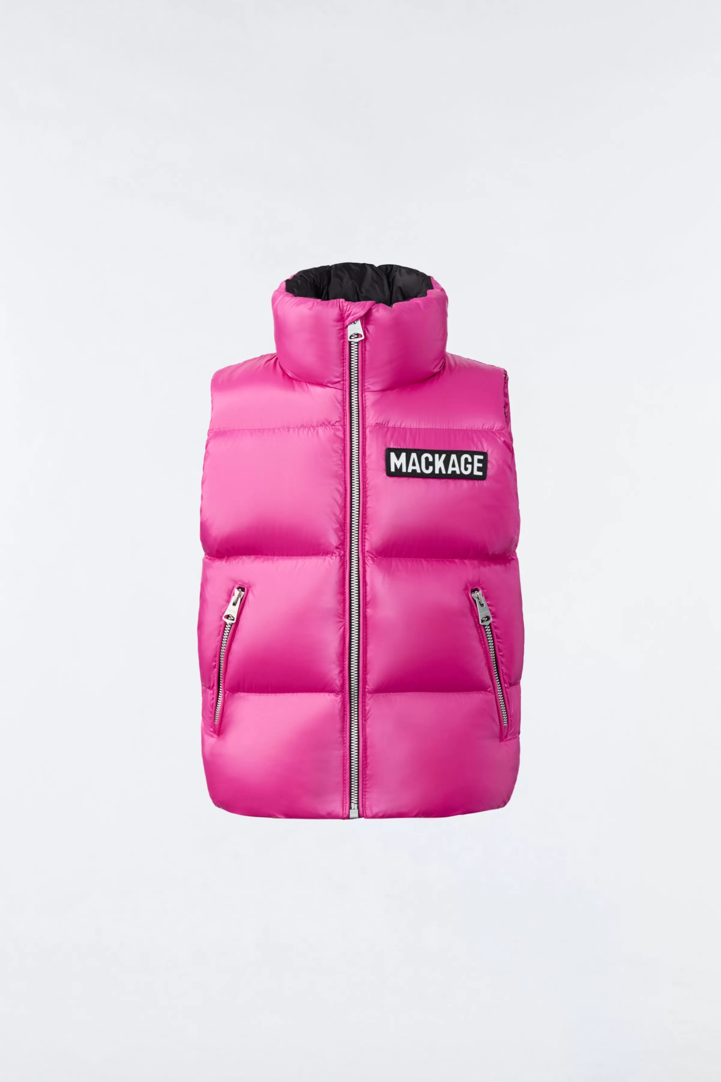Charlee, Lustrous Light Down Puffer Vest For Kids (8-14 Years) | ® US | Mackage Fashion