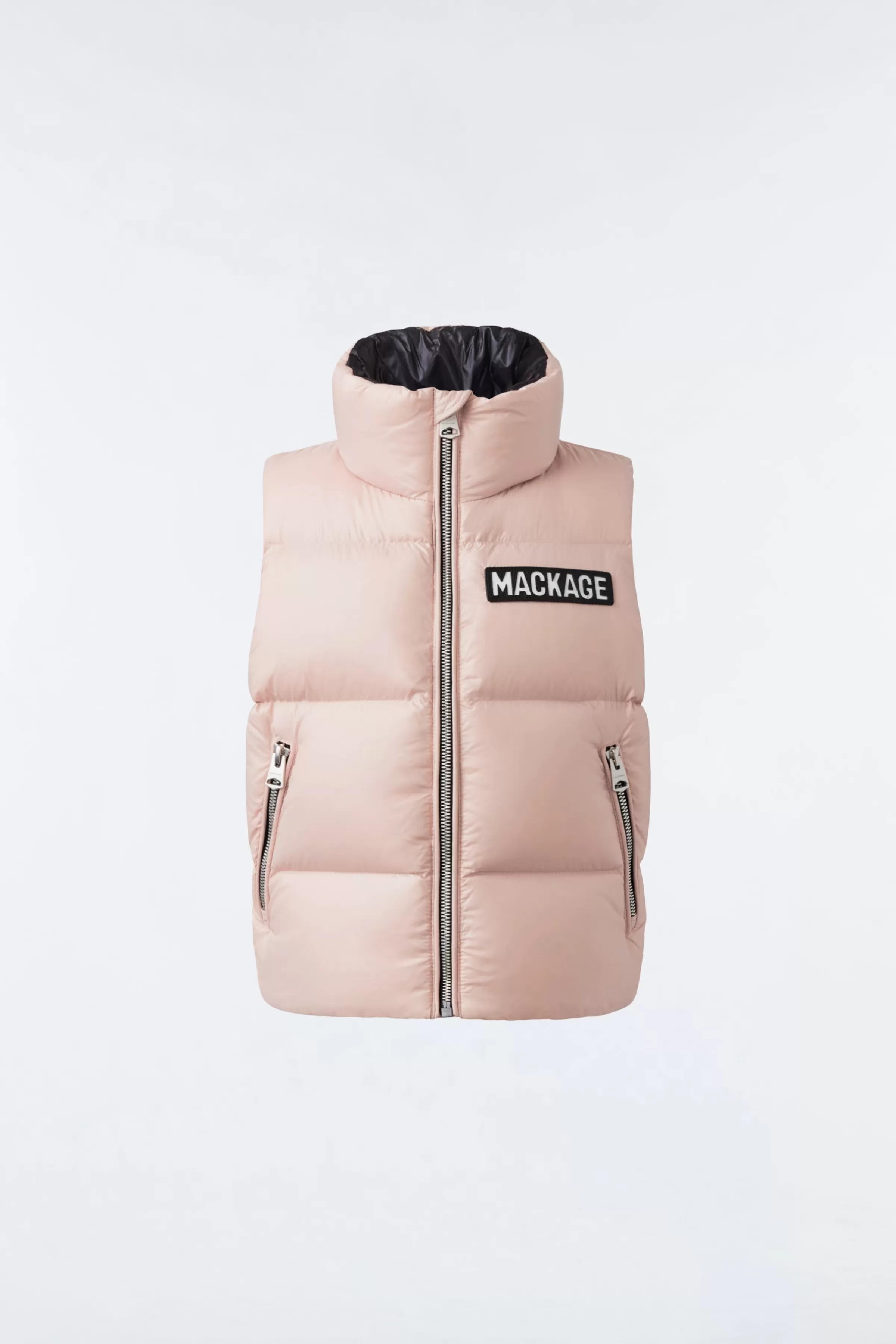 Charlee, Lustrous Light Down Puffer Vest For Kids (8-14 Years) | ® US | Mackage Fashion