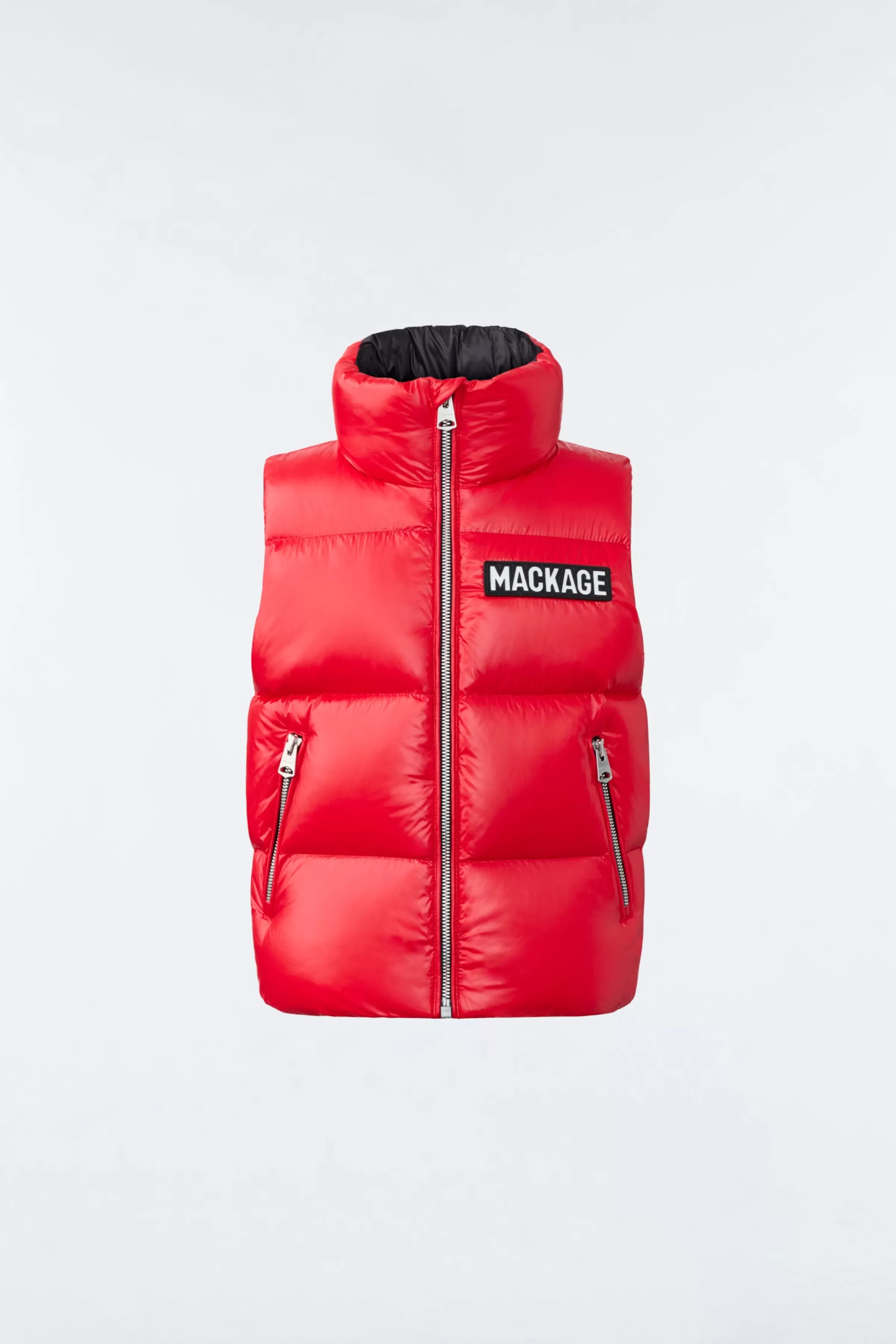 Charlee, Lustrous Light Down Puffer Vest For Kids (8-14 Years) | ® US | Mackage Fashion