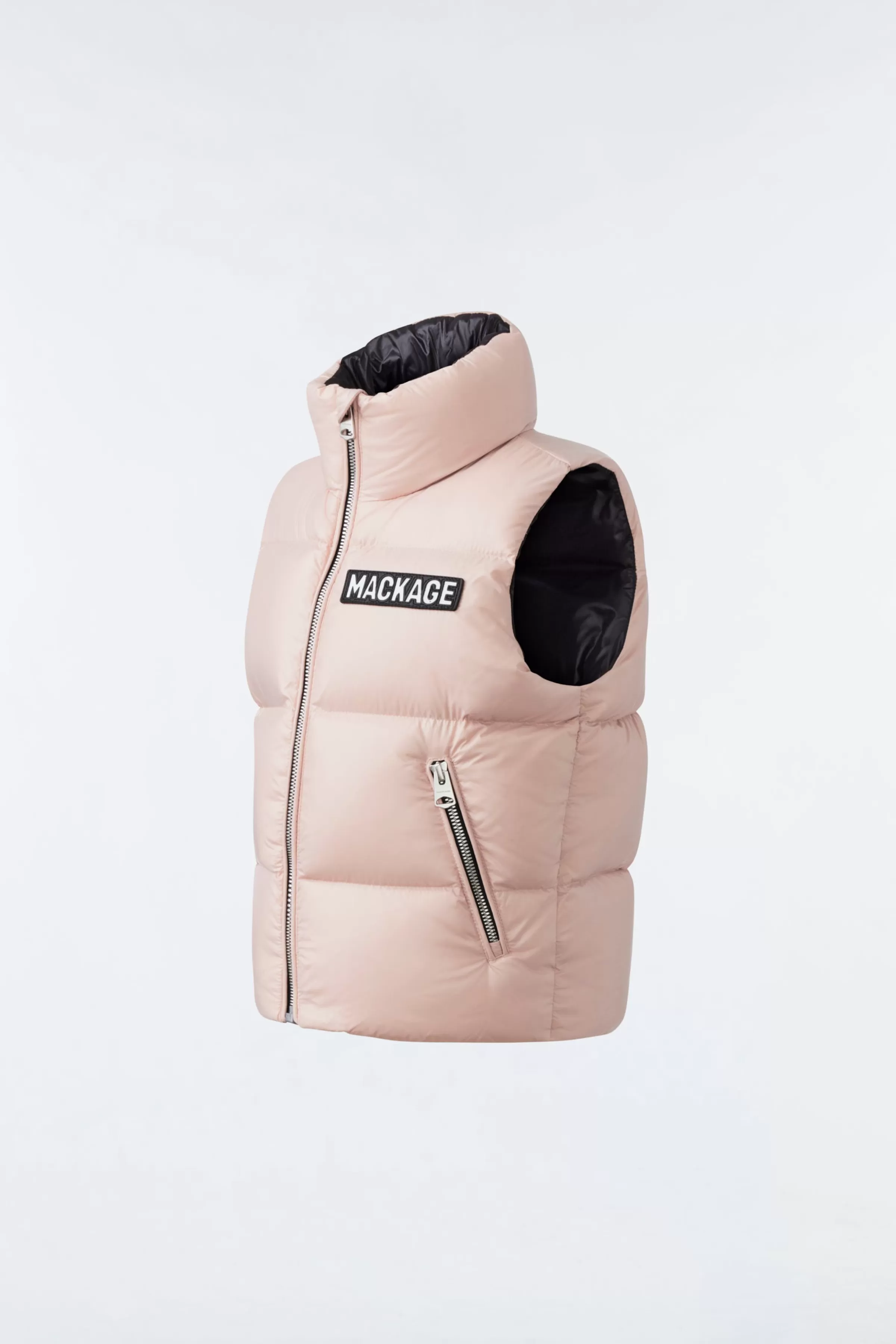 Charlee, Lustrous Light Down Puffer Vest For Kids (8-14 Years) | ® US | Mackage Fashion