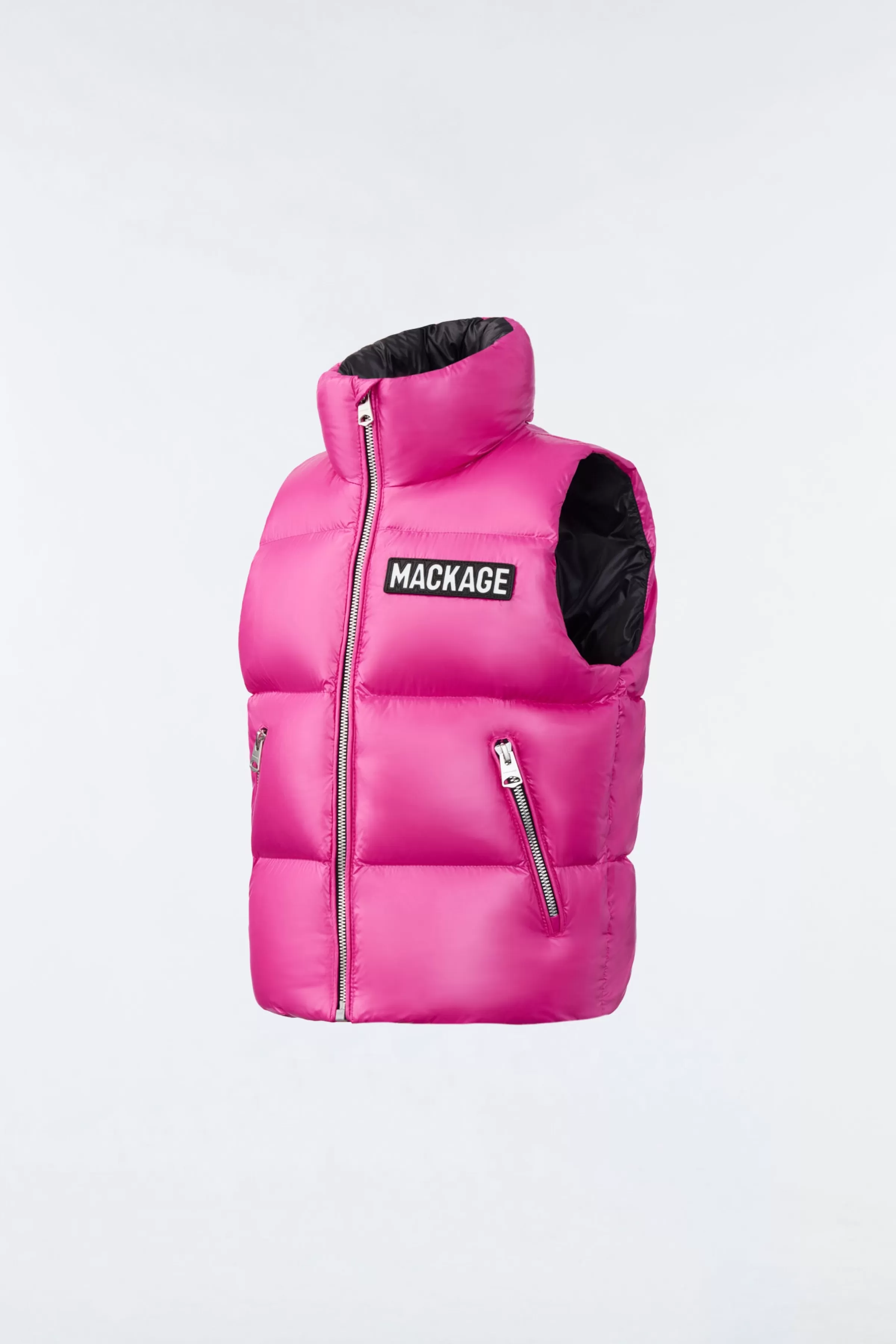 Charlee, Lustrous Light Down Puffer Vest For Kids (8-14 Years) | ® US | Mackage Fashion