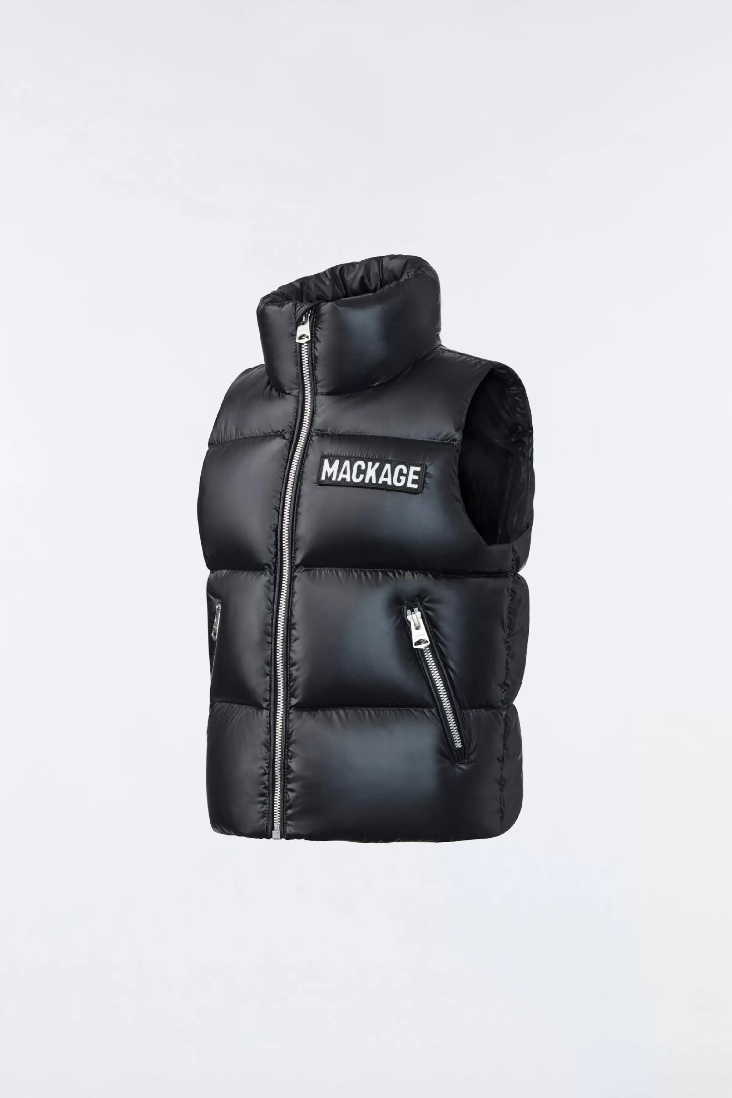 Charlee, Lustrous Light Down Puffer Vest For Kids (8-14 Years) | ® US | Mackage Fashion