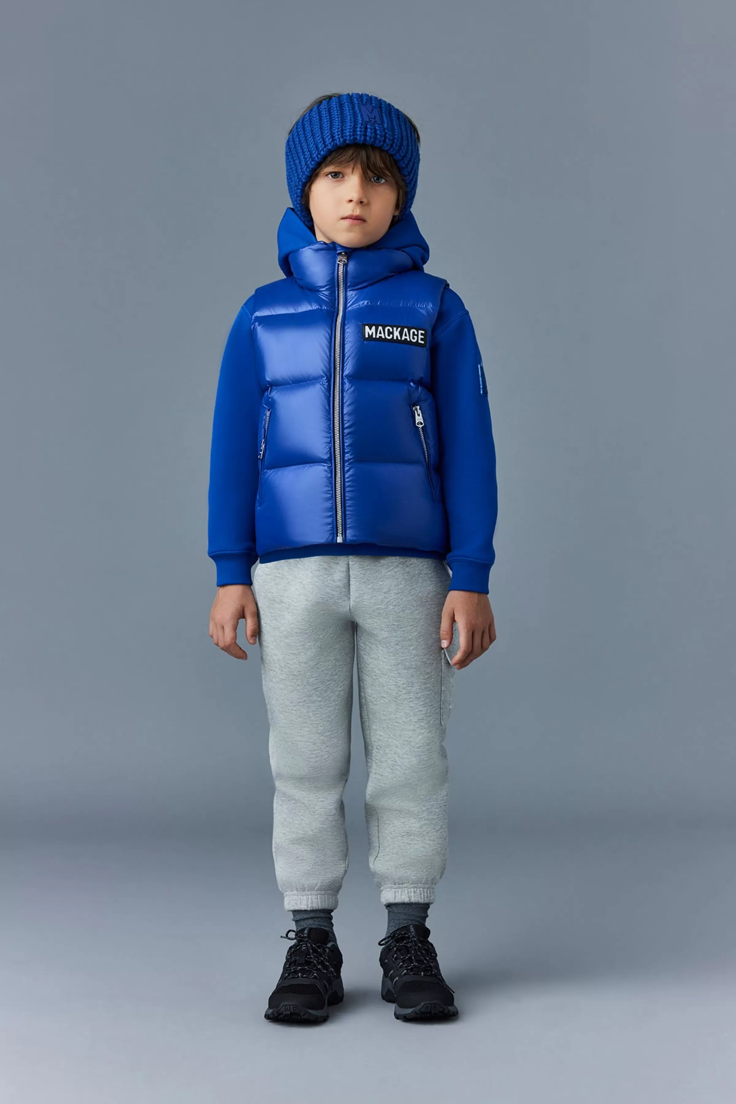 Charlee, Lustrous Light Down Puffer Vest For Kids (8-14 Years) | ® US | Mackage Fashion