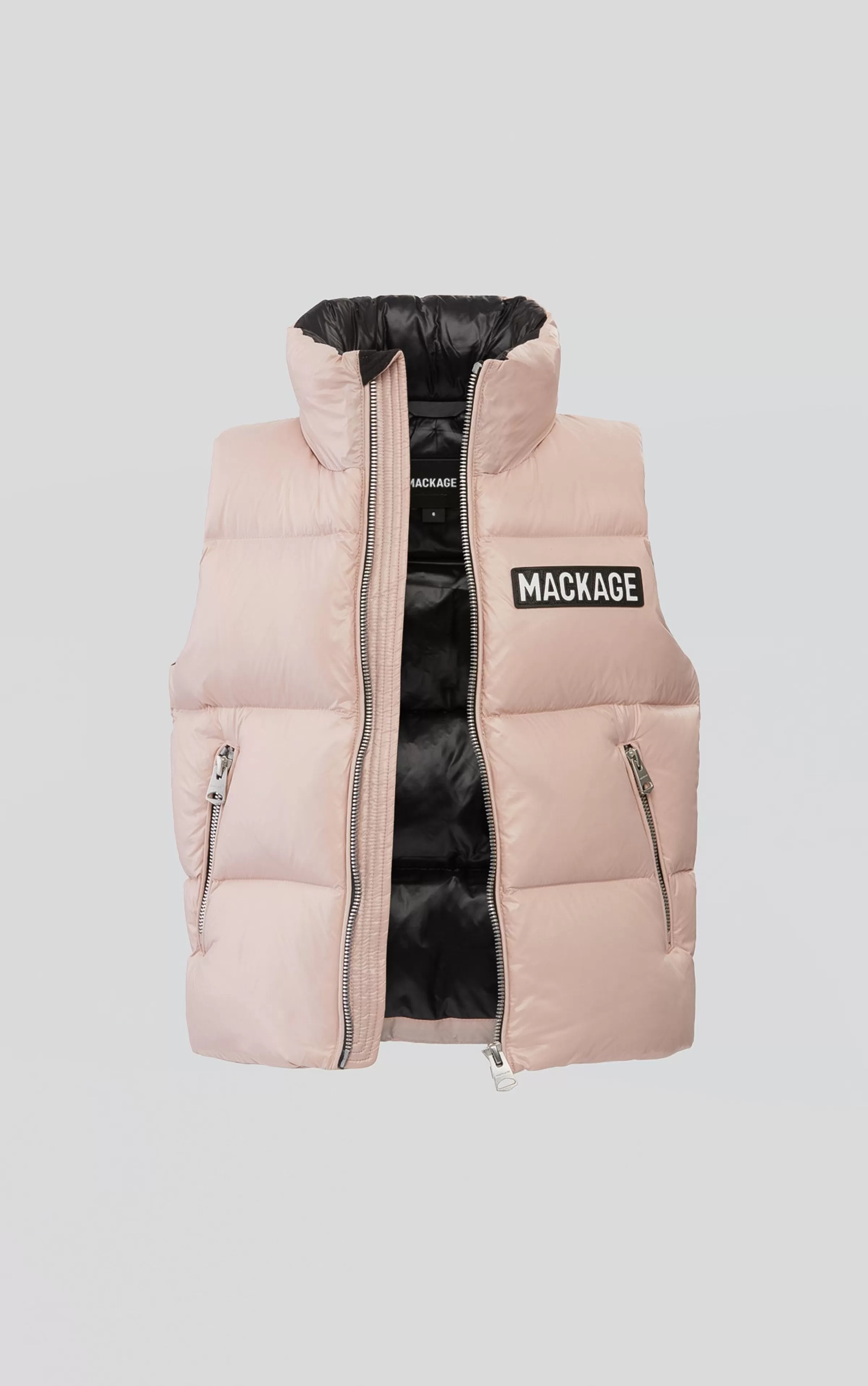 Charlee, Lustrous Light Down Puffer Vest For Kids (8-14 Years) | ® US | Mackage Fashion
