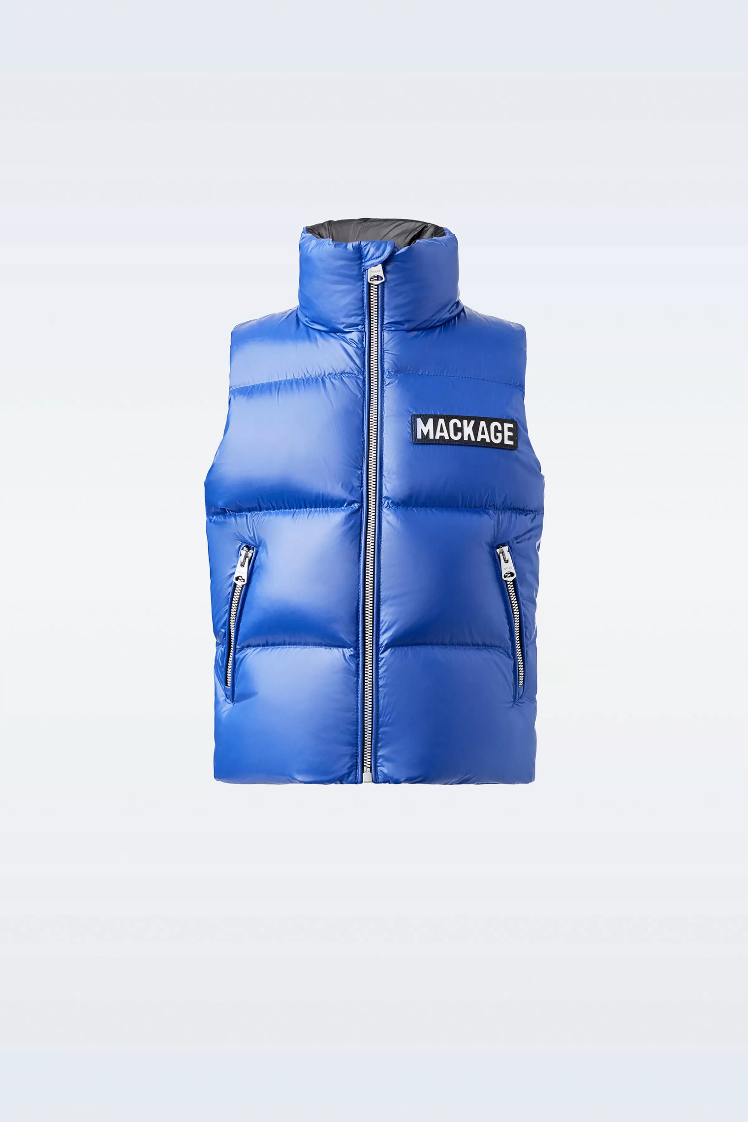 Charlee, Lustrous Light Down Puffer Vest For Kids (8-14 Years) | ® US | Mackage Fashion