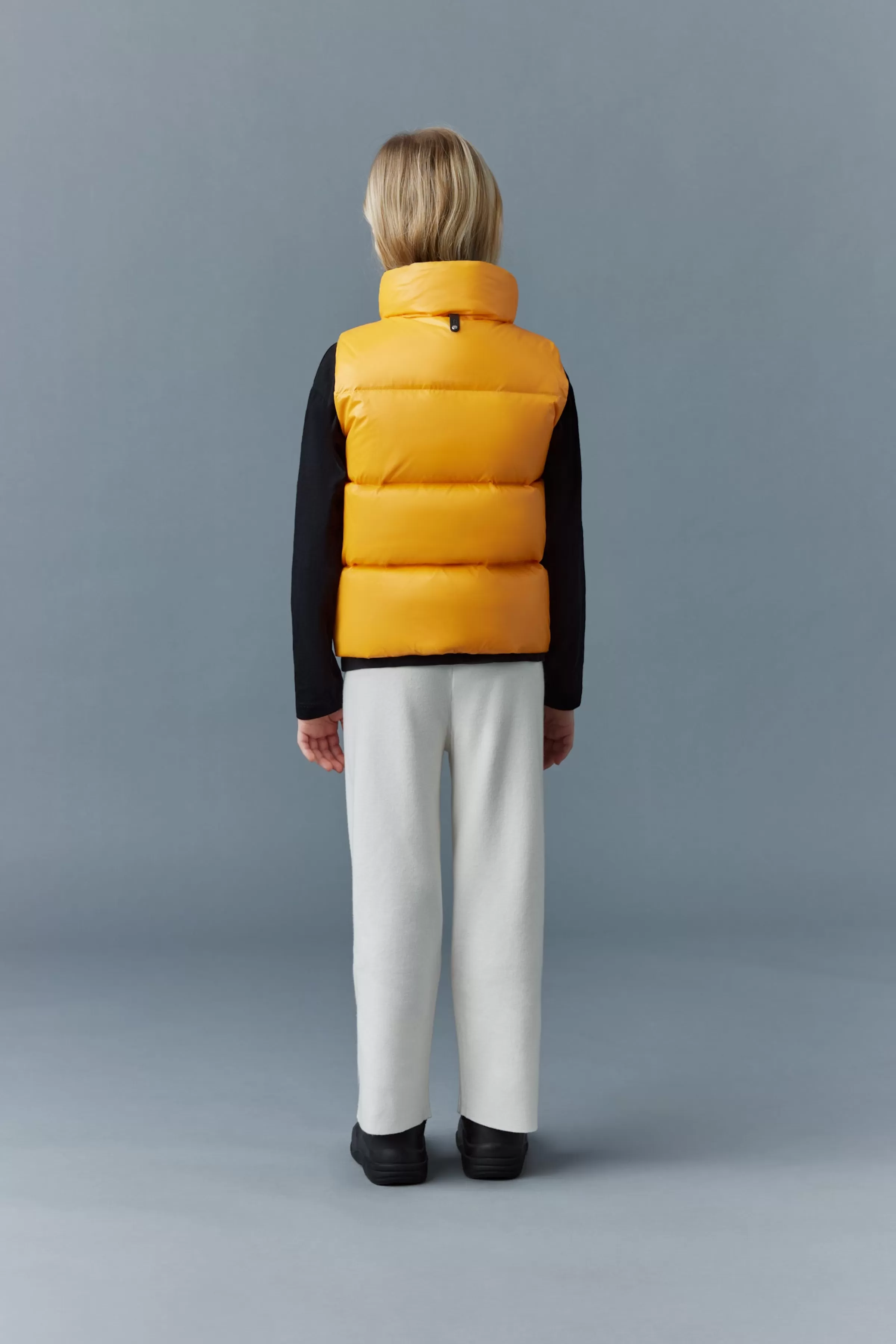 Charlee, Lustrous Light Down Puffer Vest For Kids (8-14 Years) | ® US | Mackage Fashion