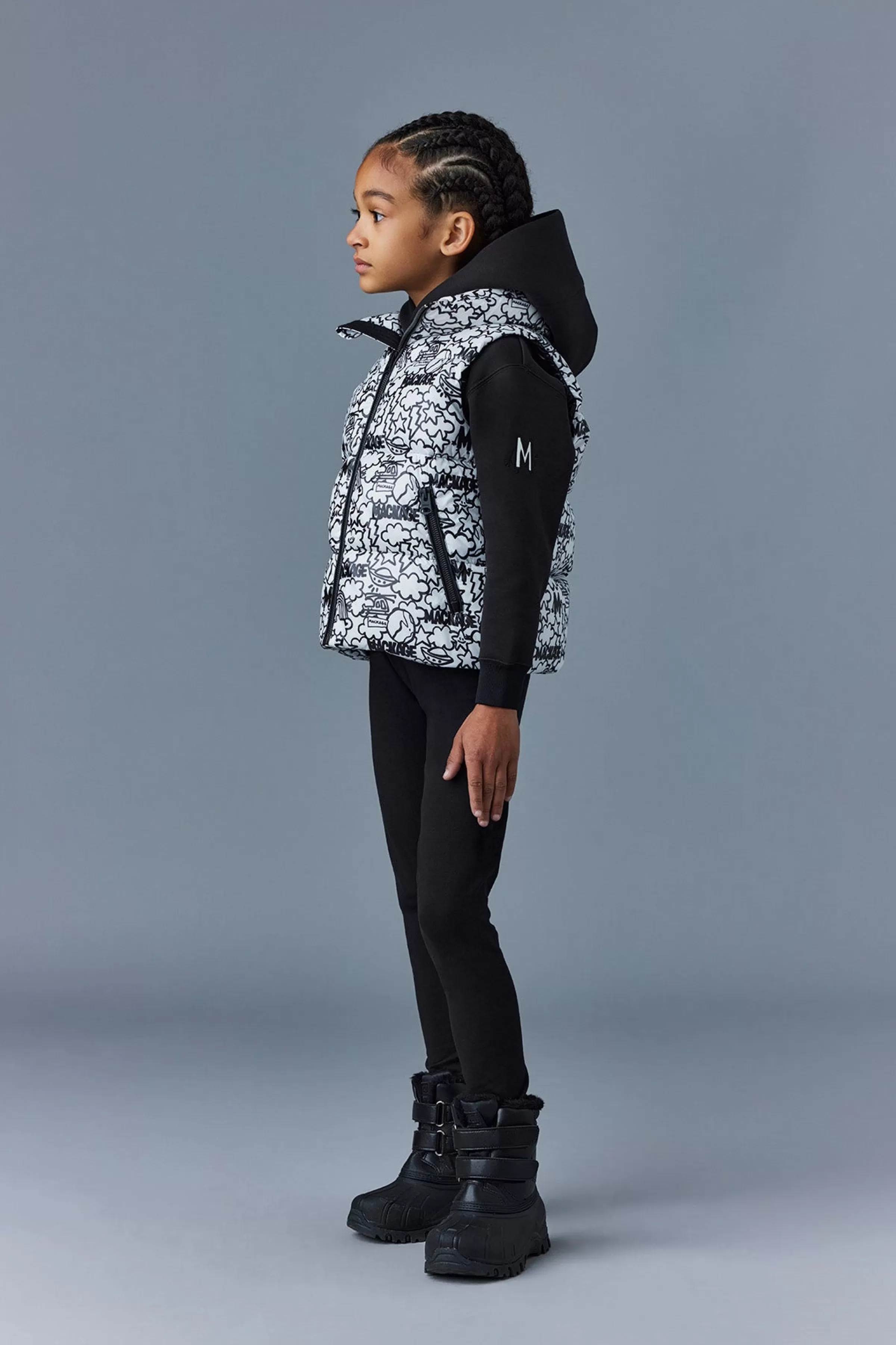 Charlee, Lustrous Nano Down Puffer Vest For Kids (8-14 Years) | ® US | Mackage Best Sale