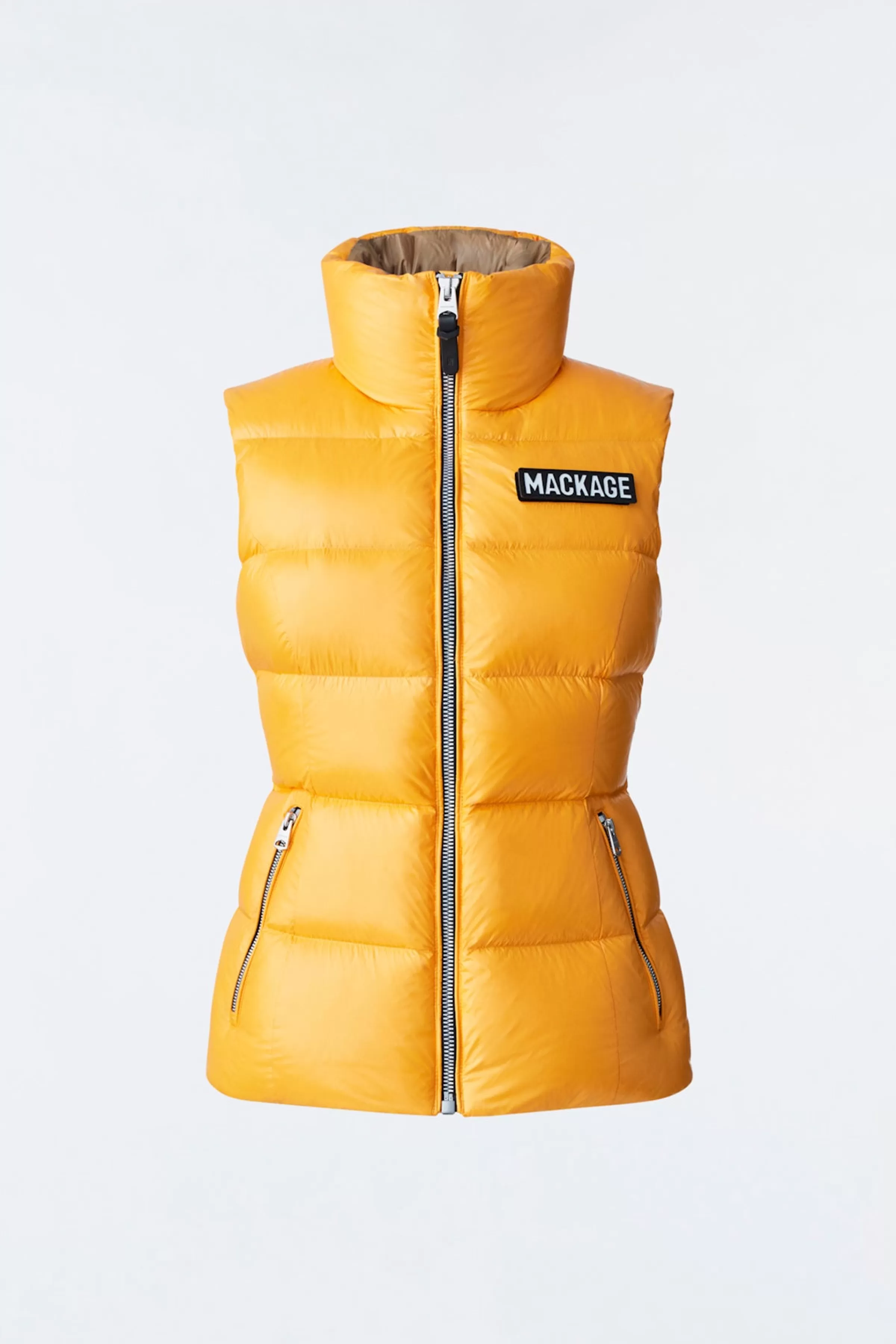 Chaya, Lustrous Light Down Vest For Ladies | ® US | Mackage New