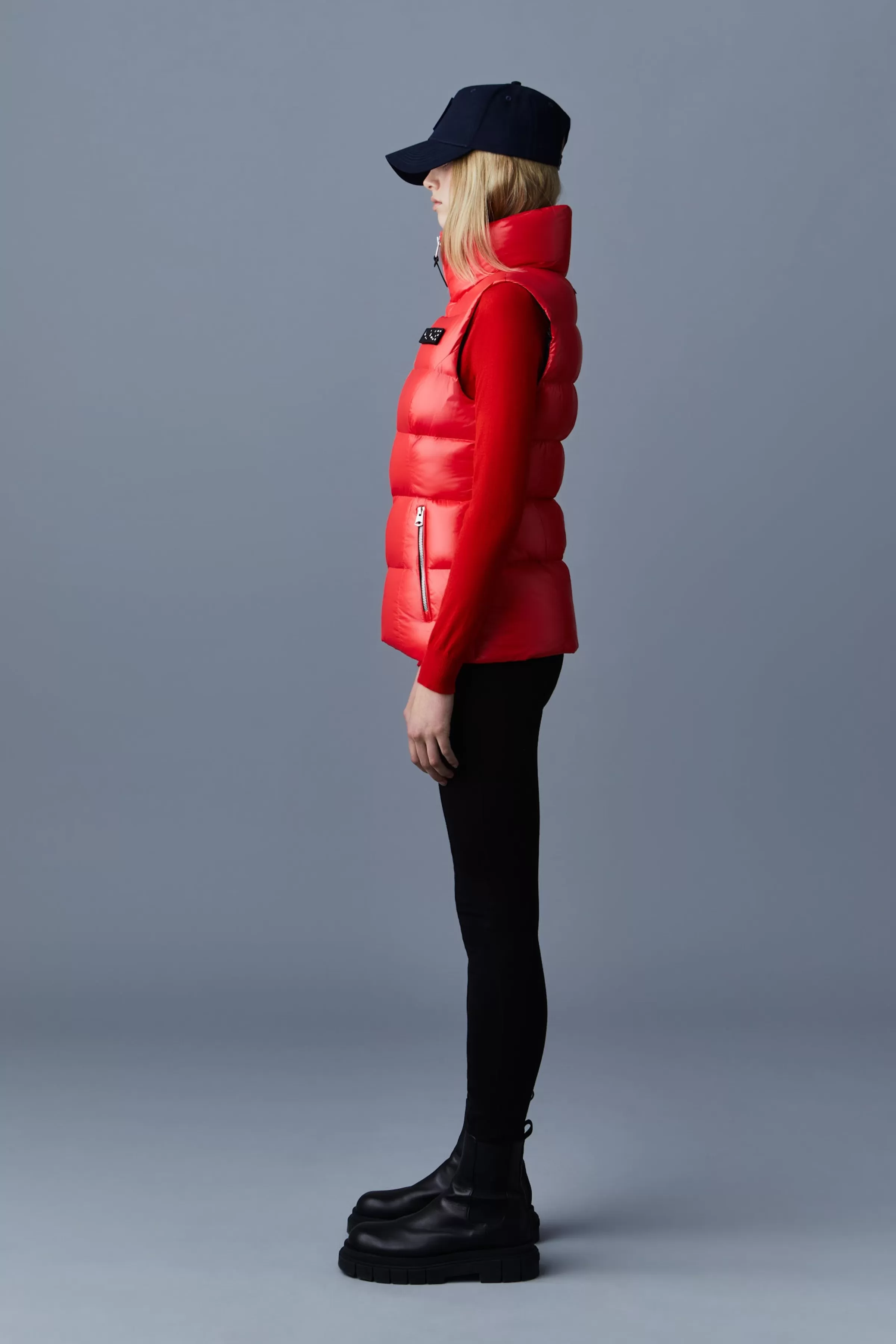 Chaya, Lustrous Light Down Vest For Ladies | ® US | Mackage New