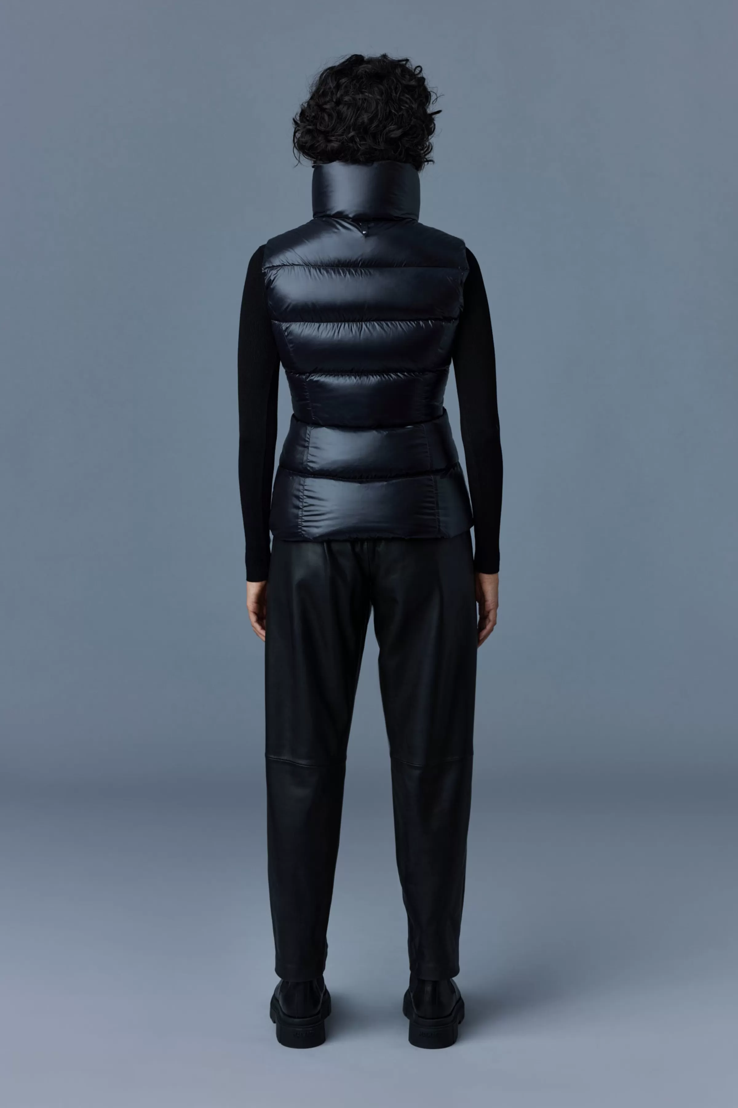 Chaya, Lustrous Light Down Vest For Ladies | ® US | Mackage New