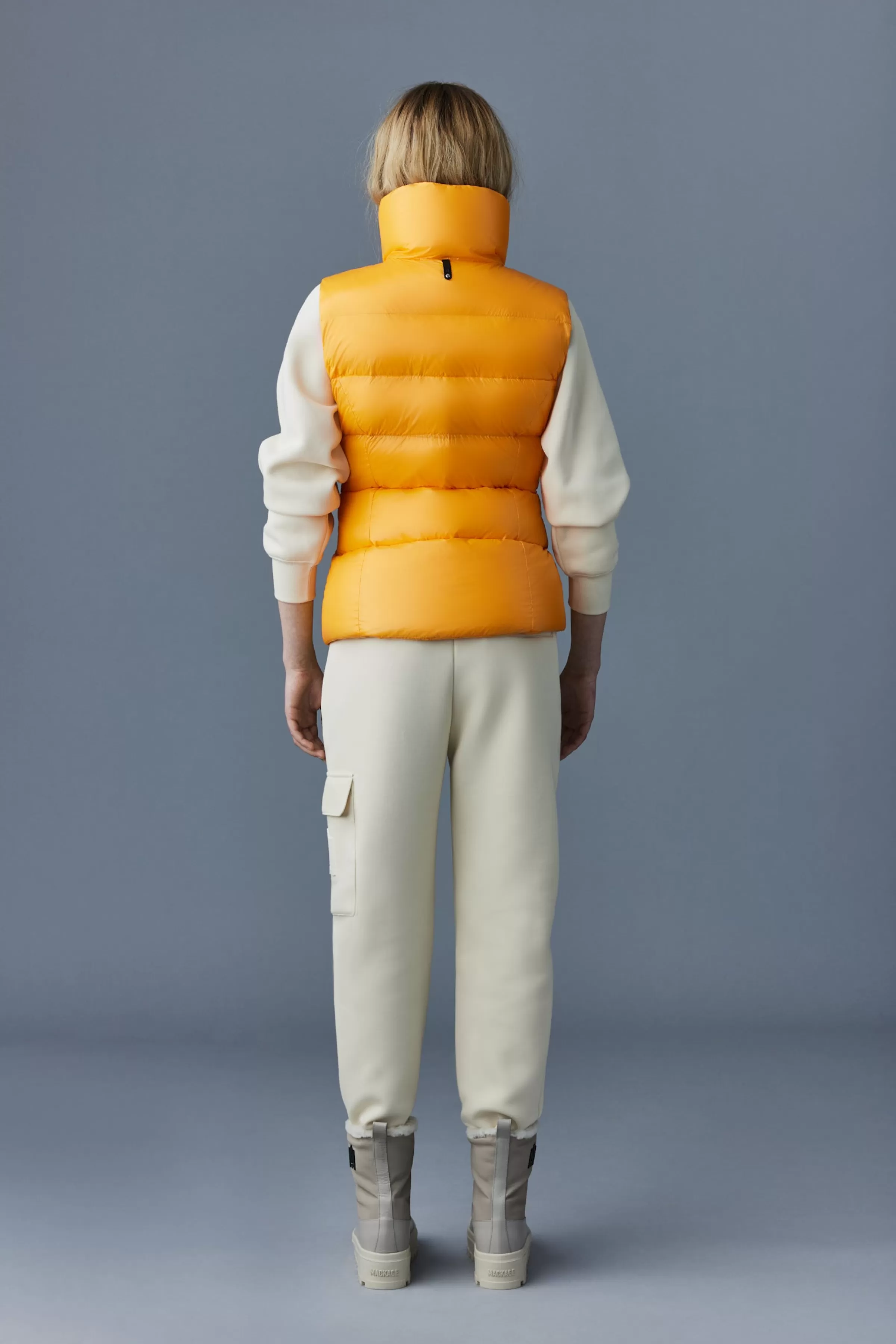 Chaya, Lustrous Light Down Vest For Ladies | ® US | Mackage New